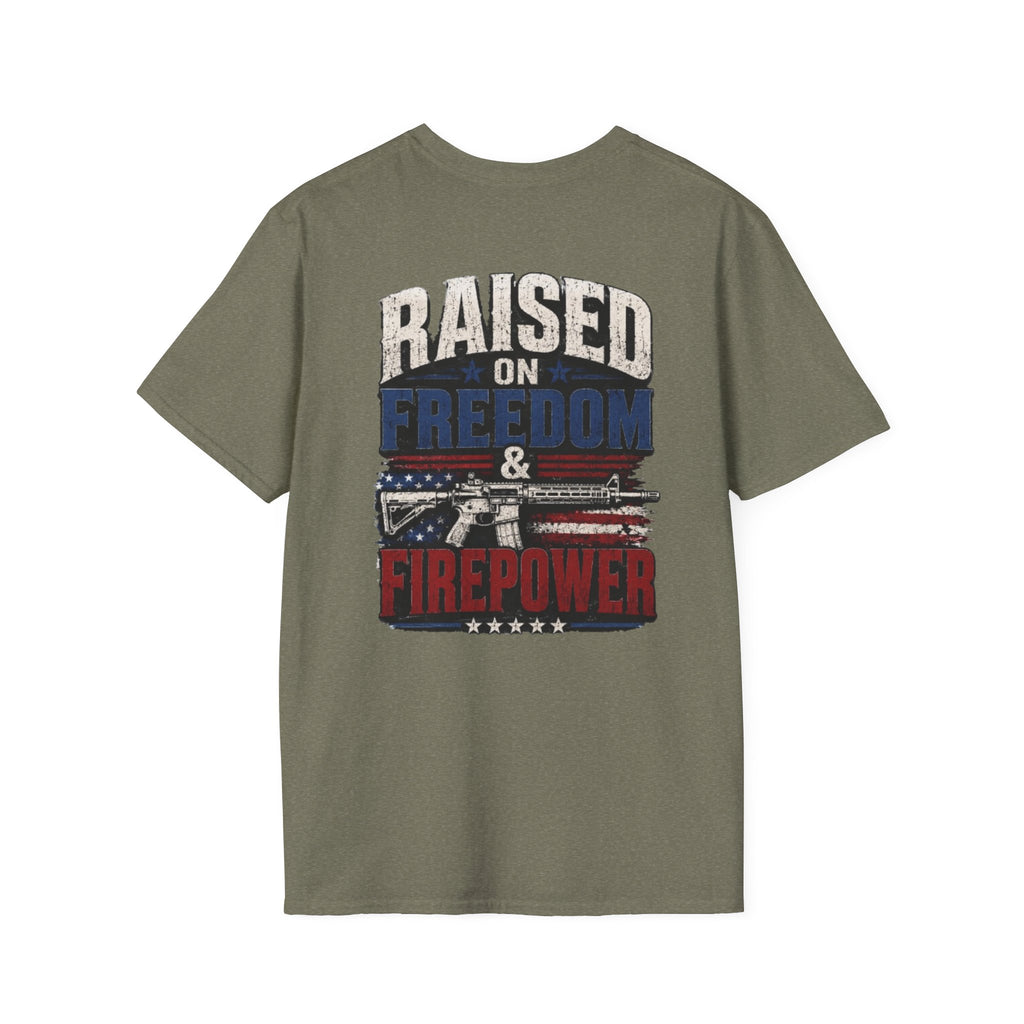 T-Shirt Raised on freedom