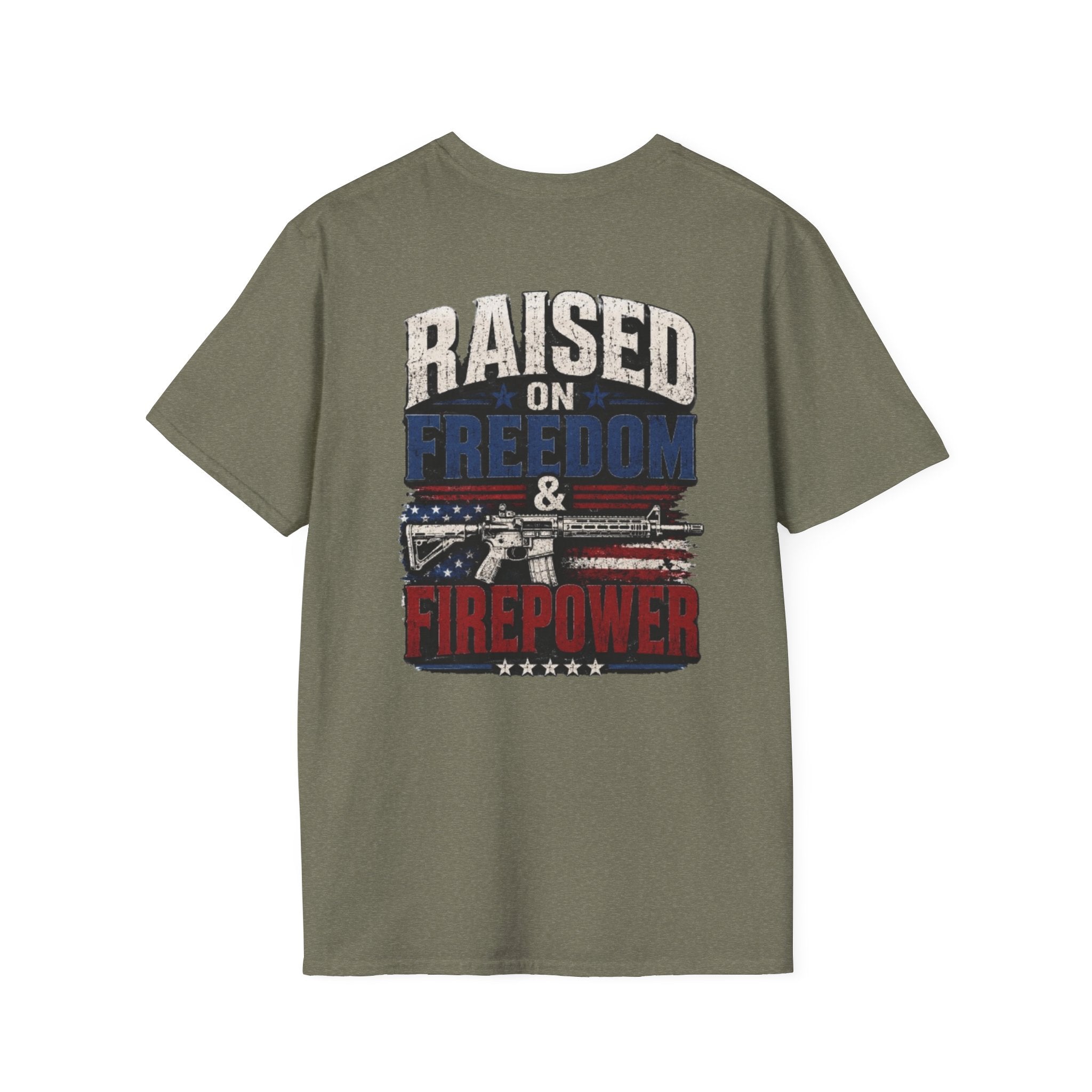 T-Shirt Raised on freedom