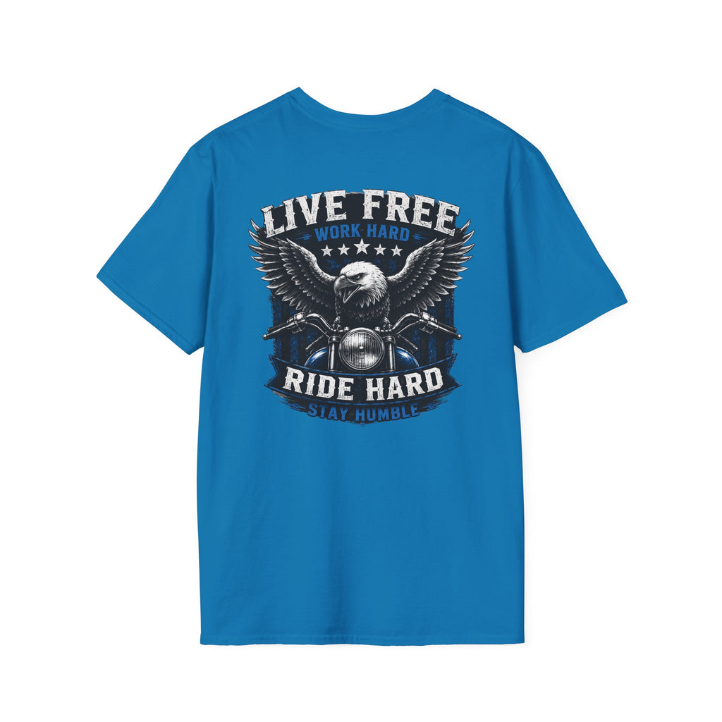 Trade Raised Ride T-Shirt — Vintage Hunting Camp Logo Tee