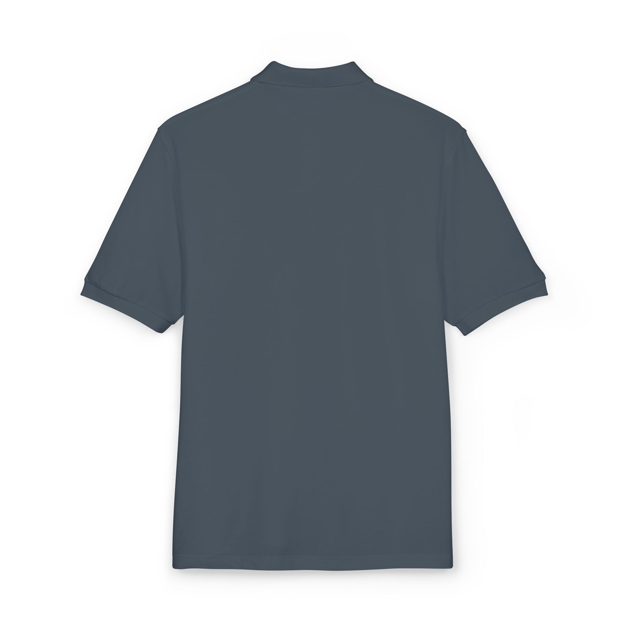 Embroidered Blue Collar Degenerate Polo Shirt