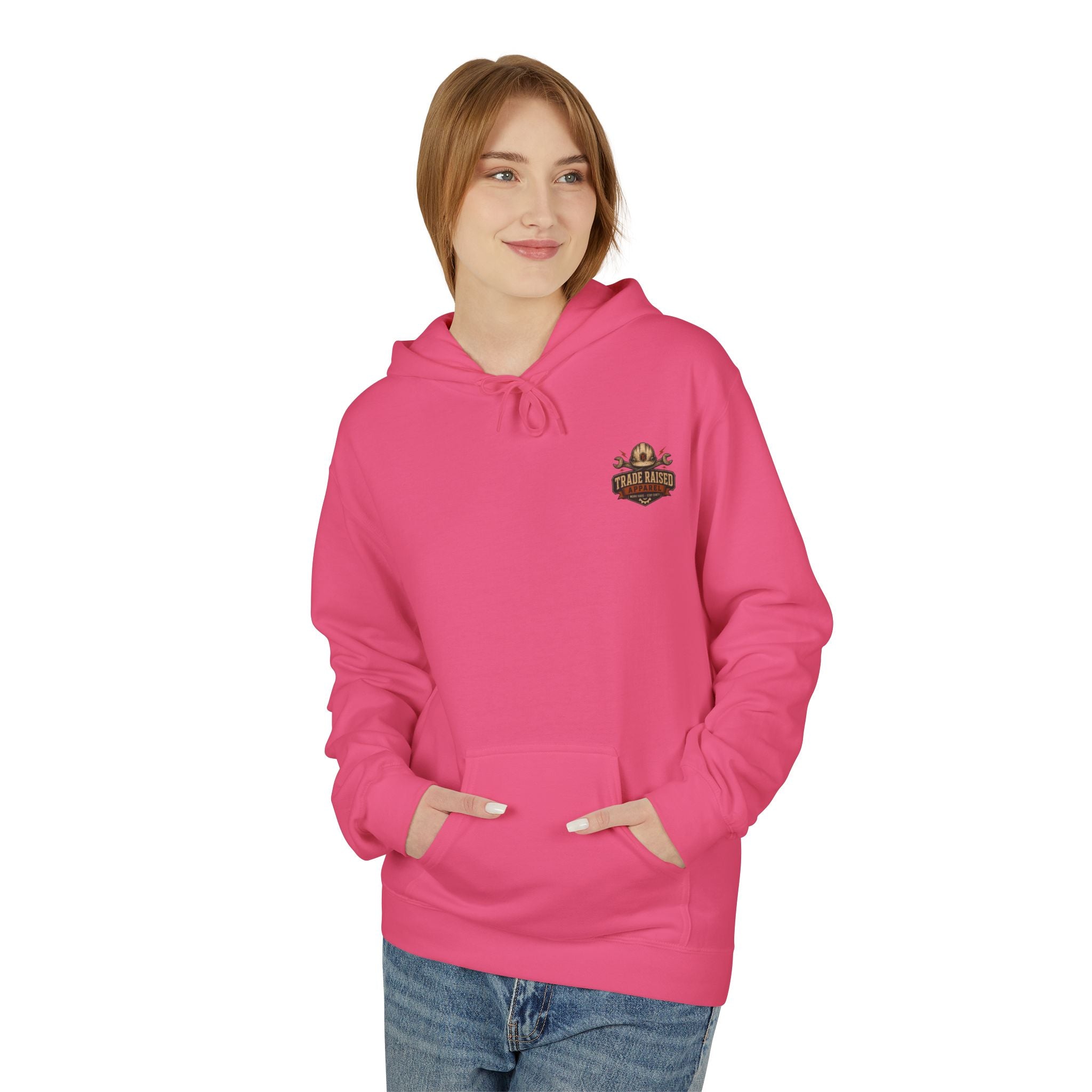 Somebody's Spoiled Blue Collar Wife Hoodie - Pink Retro Graphic Pullover