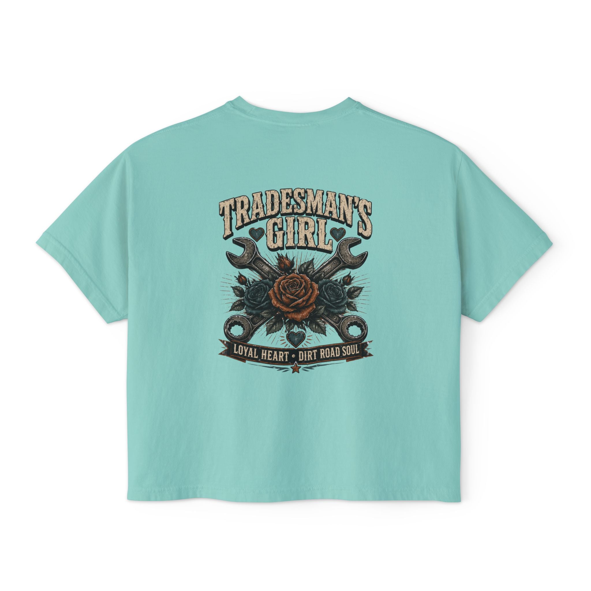 Tradesman's Girl Boxy Tee — Women's Workwear Graphic T‑Shirt