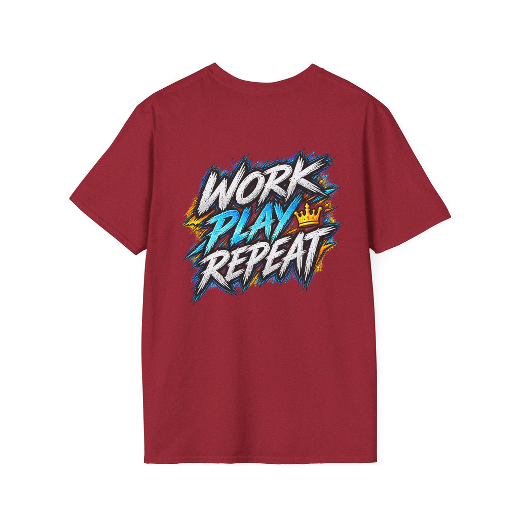 Work Play Repeat T-Shirt —  Graphic Tee