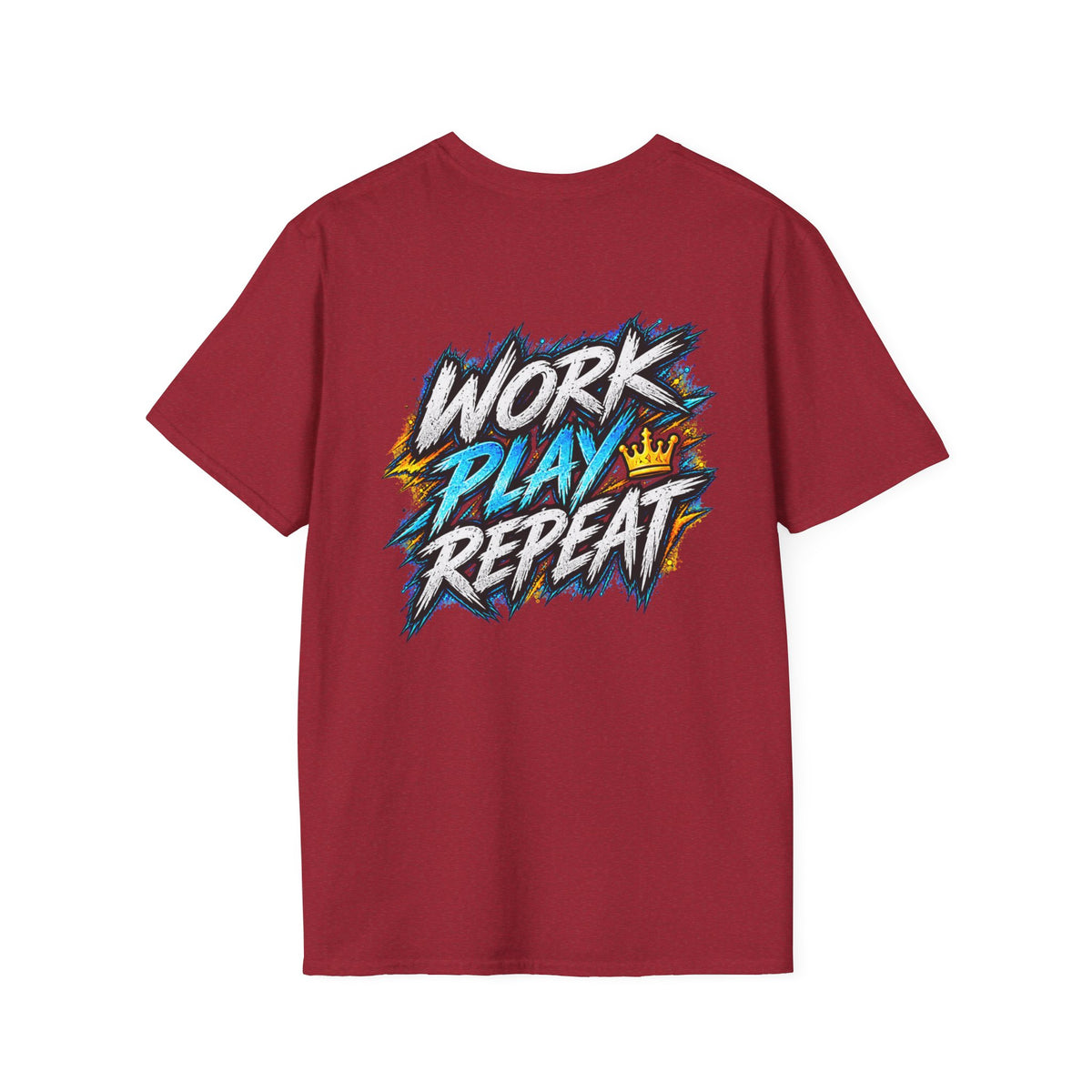 Work Play Repeat T-Shirt —  Graphic Tee