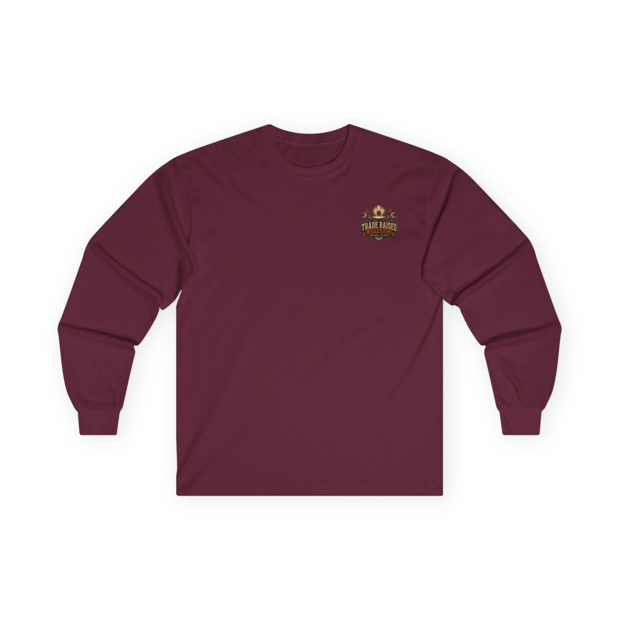 Dirt Hustle Long Sleeve Tee — No Days Off Construction Work Shirt