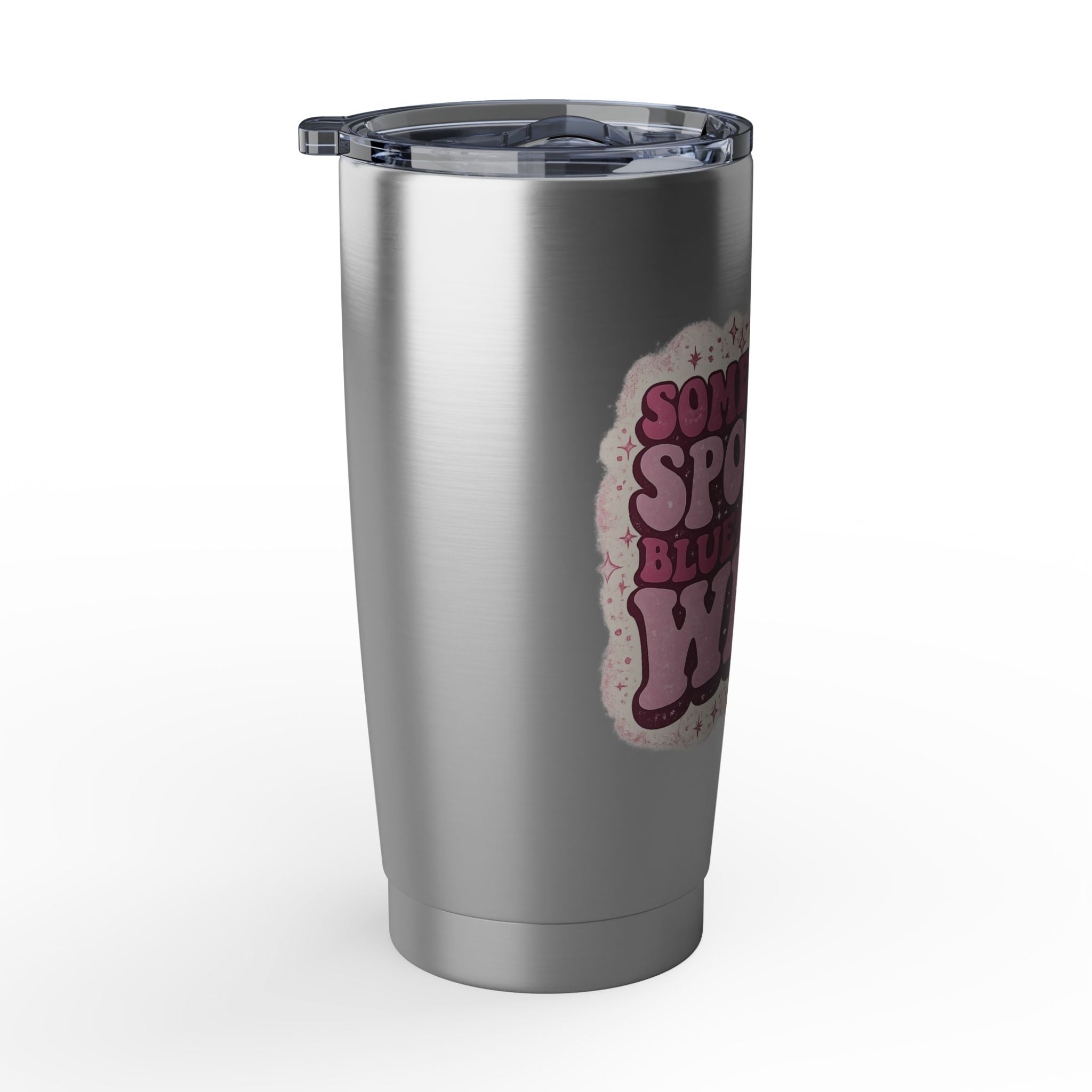 Tumbler — "Somebody’s Spoiled Blue Collar Wife" 20oz Stainless Travel Mug