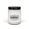 Blue Collar Degenerate Scented Soy Candle — 9oz Jar (Dirty Hands • Still Broke)