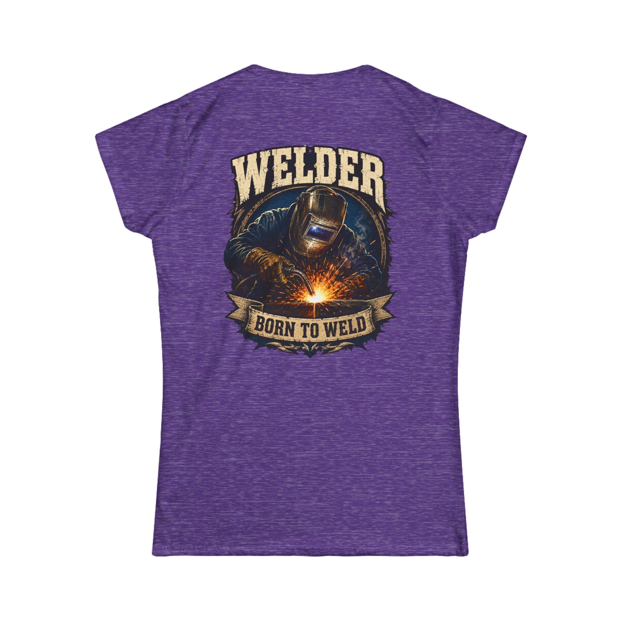 Welder "Born to Weld" Women's Tee — Welding Pride Graphic Shirt