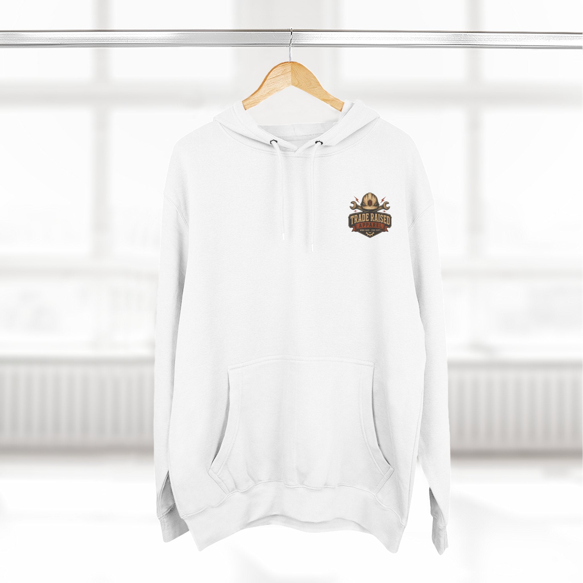Blue Collar Dollar Skull Hoodie – "Livin' On That Blue Collar Dollar" Fleece Pullover