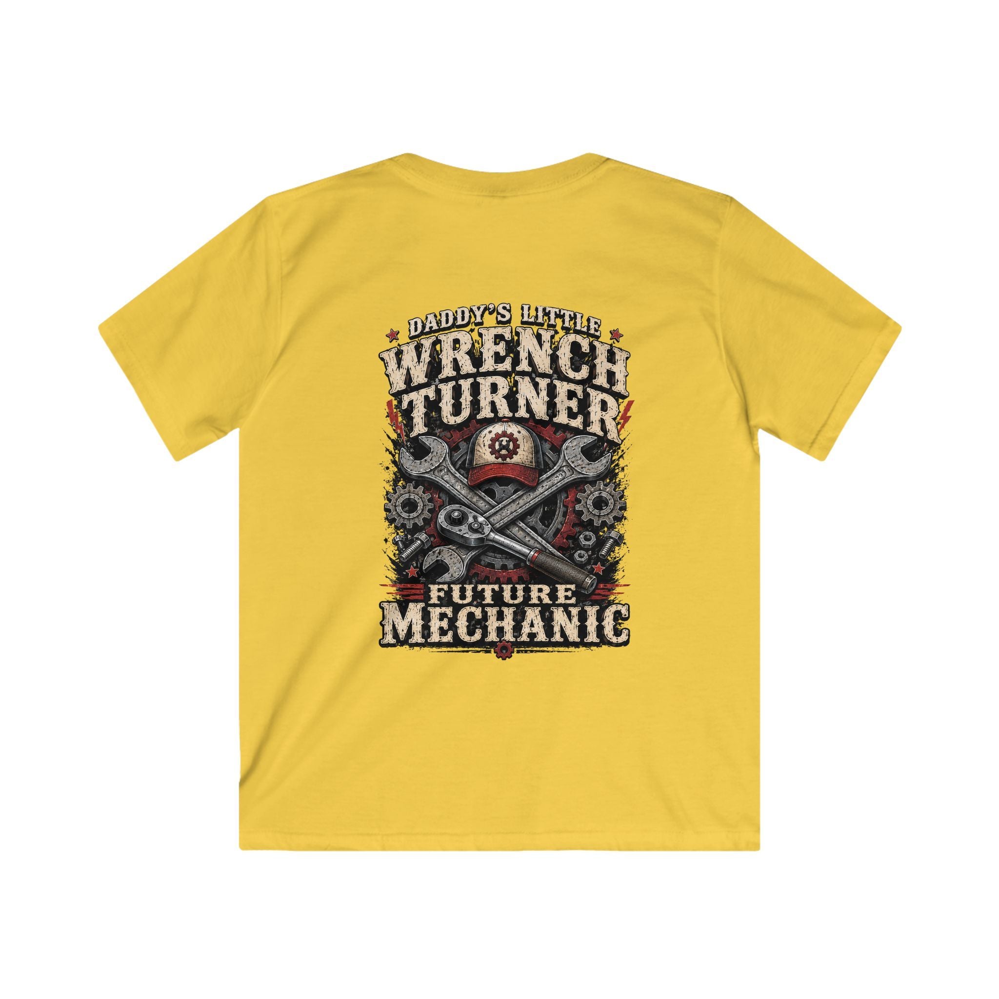 Kids Wrench Turner Tee — Future Mechanic Graphic T-Shirt