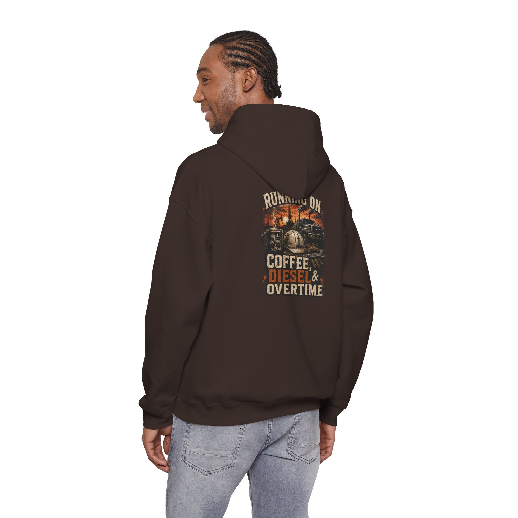 Coffee Diesel Overtime Hoodie