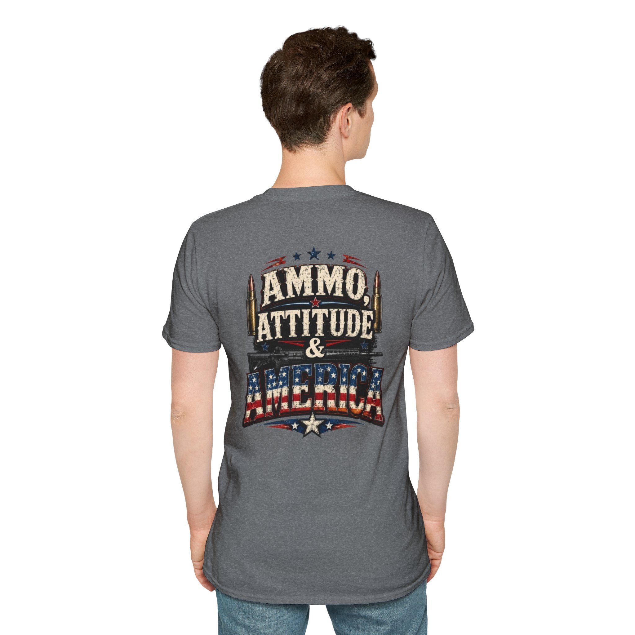 T-Shirt — Ammo, attitude and America