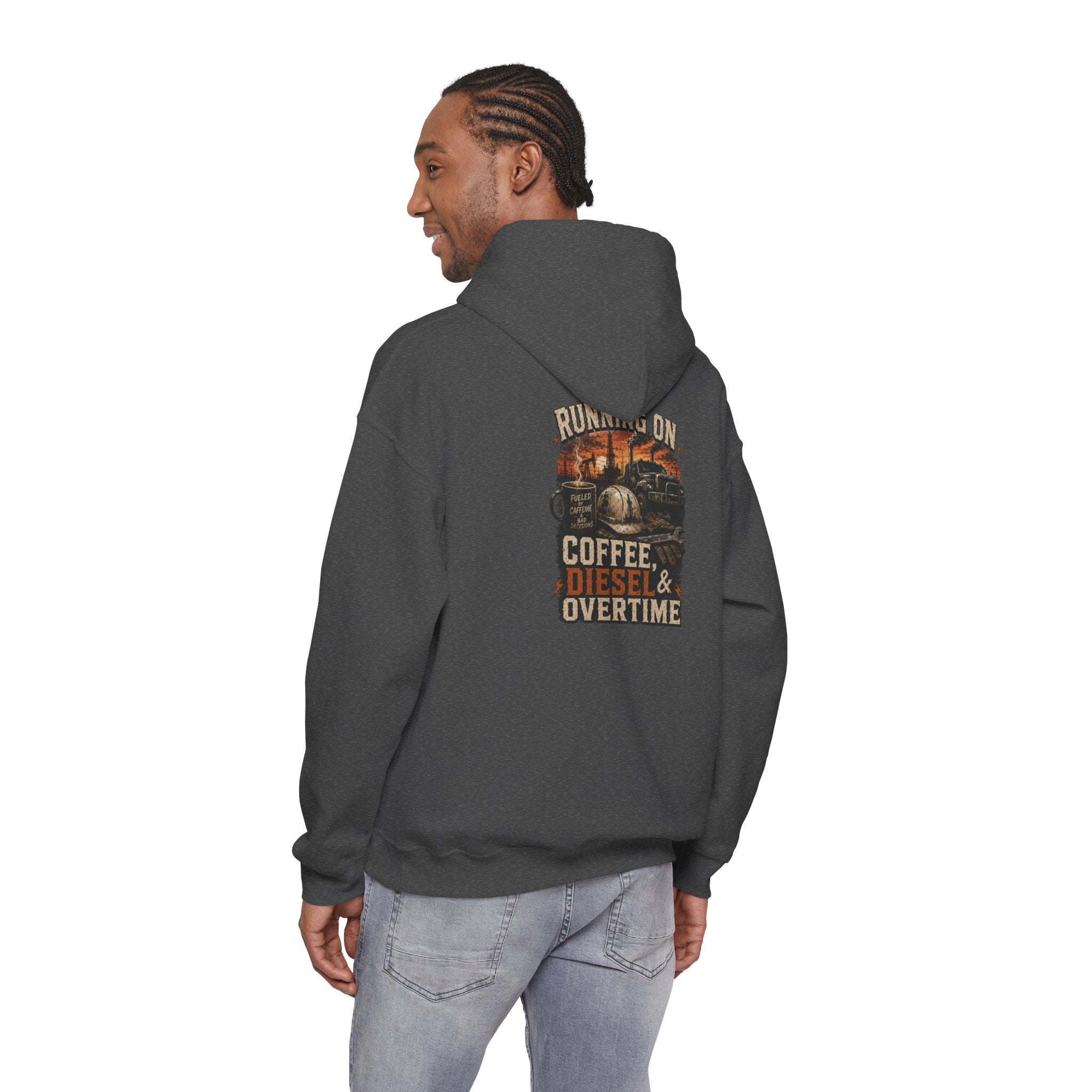 Coffee Diesel Overtime Hoodie