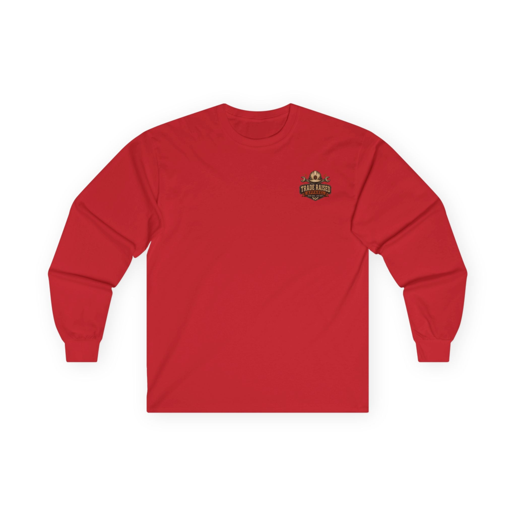 Dirt Hustle Long Sleeve Tee — No Days Off Construction Work Shirt