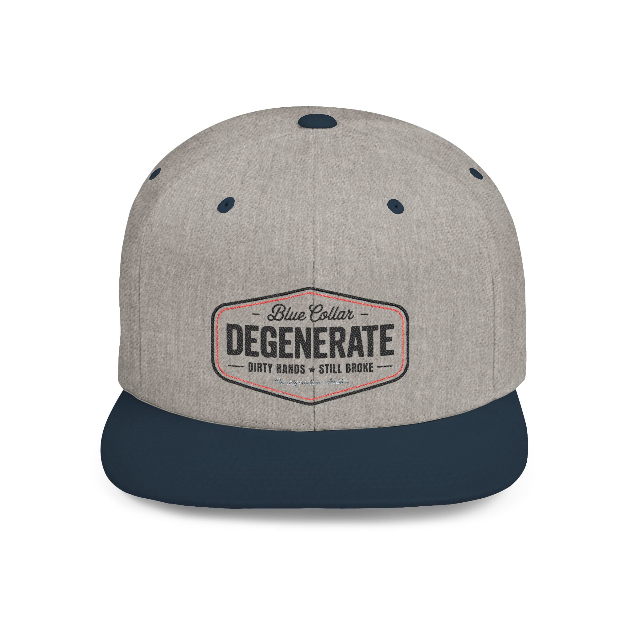 Snapback Hat — "Degenerate" Embroidered