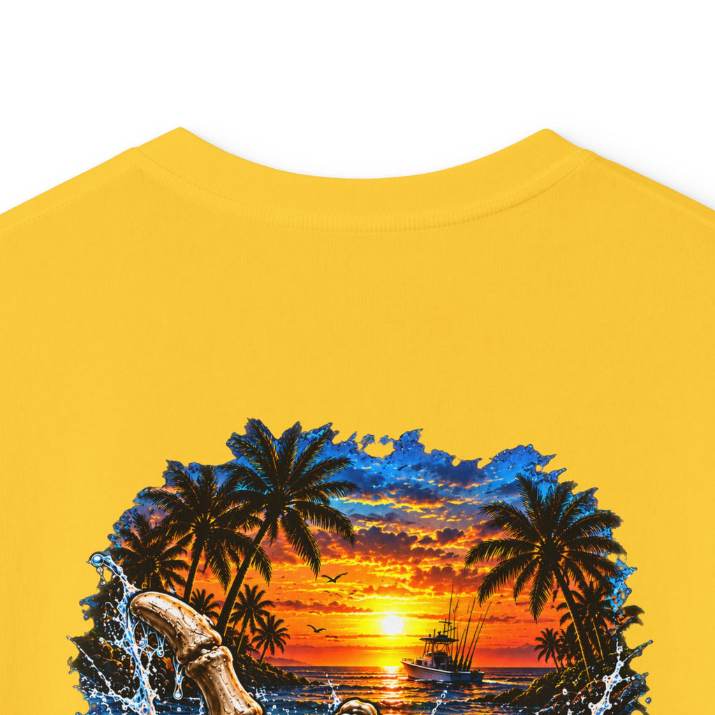 Kids T-Shirt — "Salt Water Heals Everything" Tropical Sunset Beach Tee