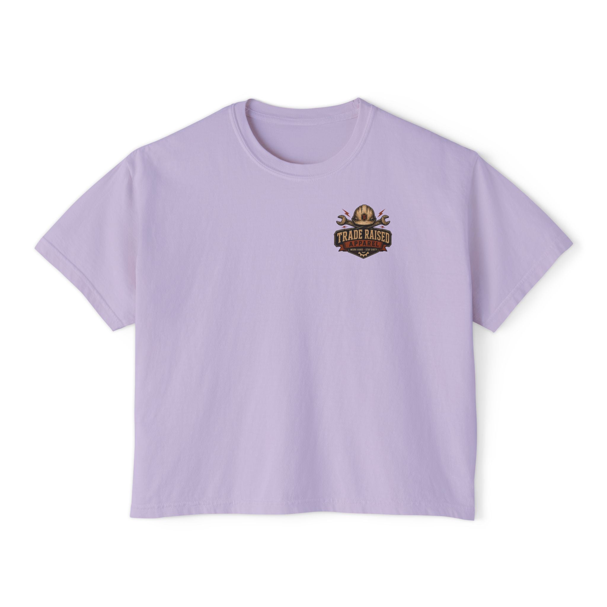 Tradesman's Girl Boxy Tee — Women's Workwear Graphic T‑Shirt