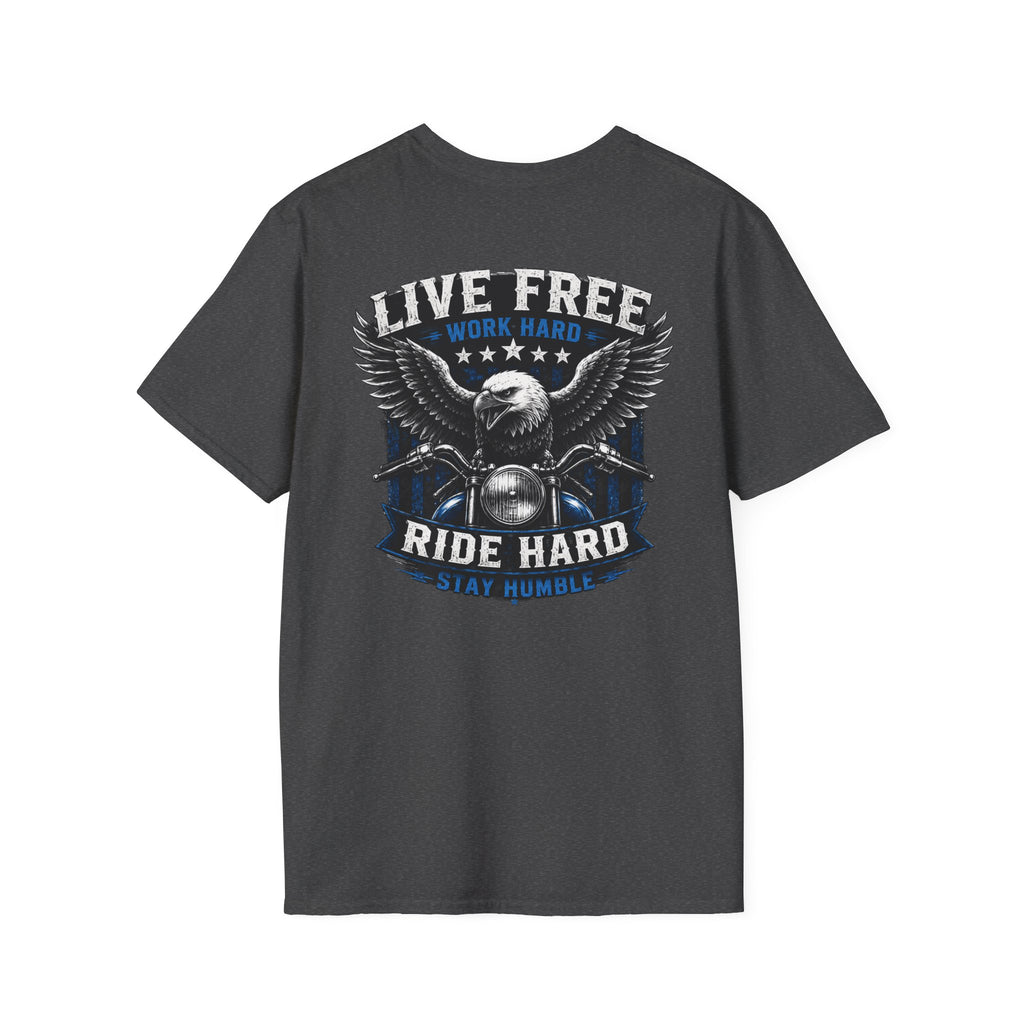 Trade Raised Ride T-Shirt — Vintage Hunting Camp Logo Tee