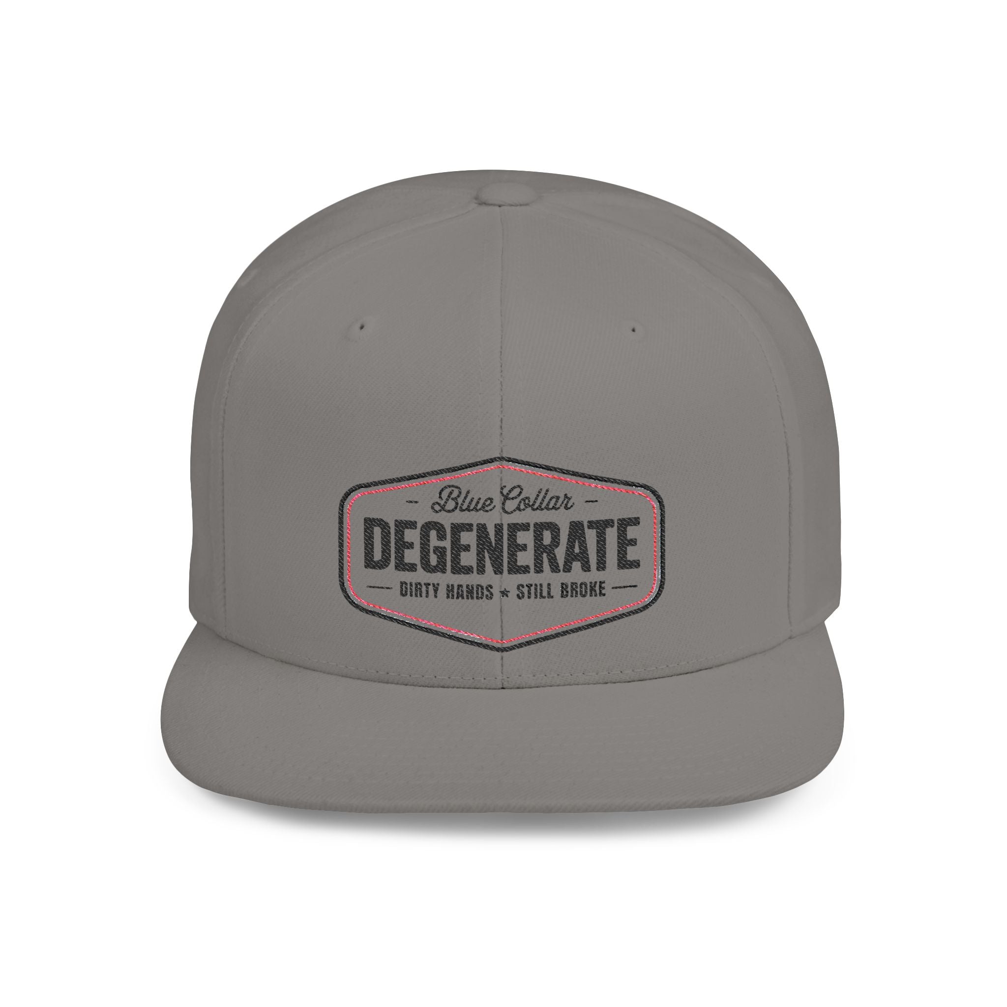 Snapback Hat — "Degenerate" Embroidered