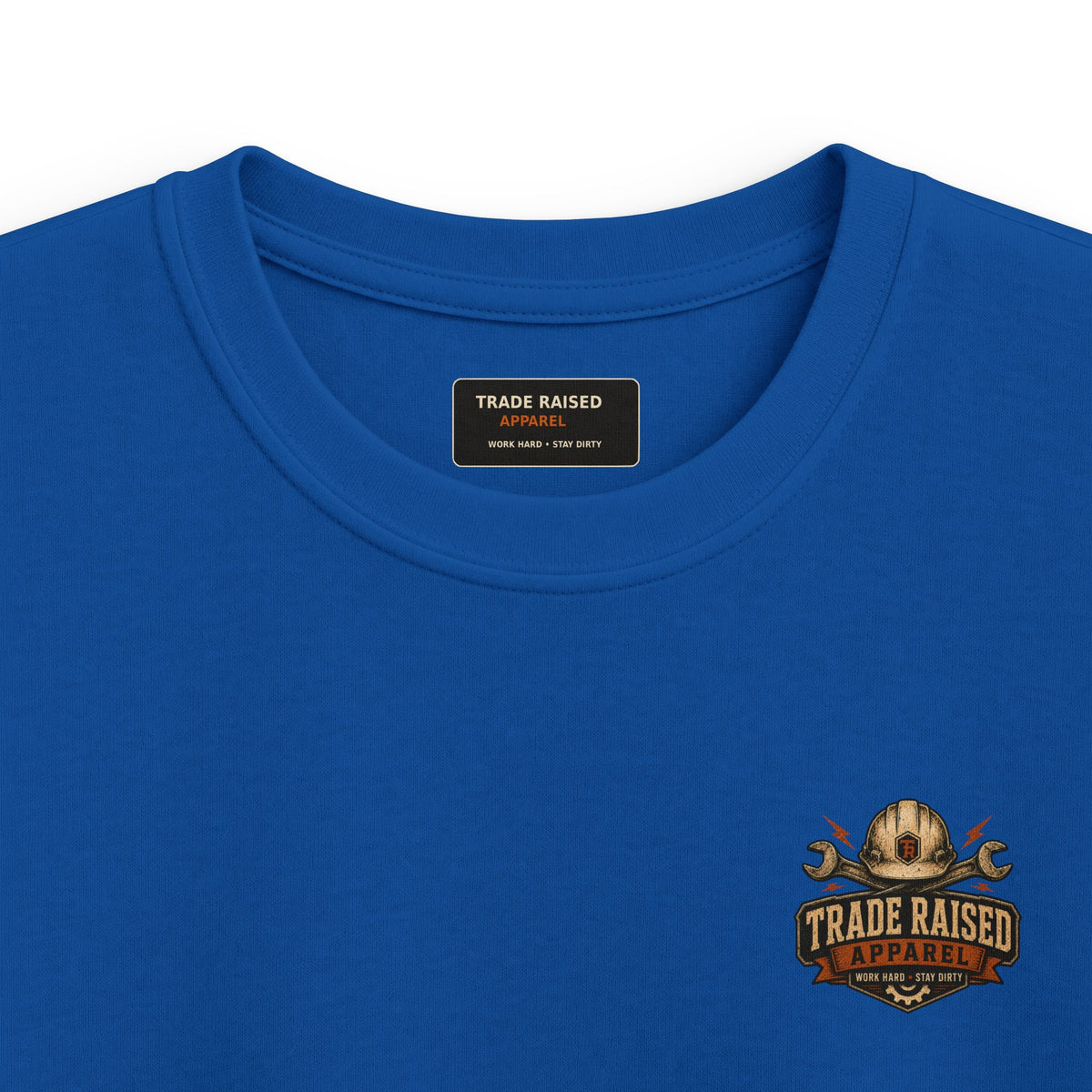 Kids Tee — Tropical Fishing Sunset Graphic (Back) with Small Front Logo