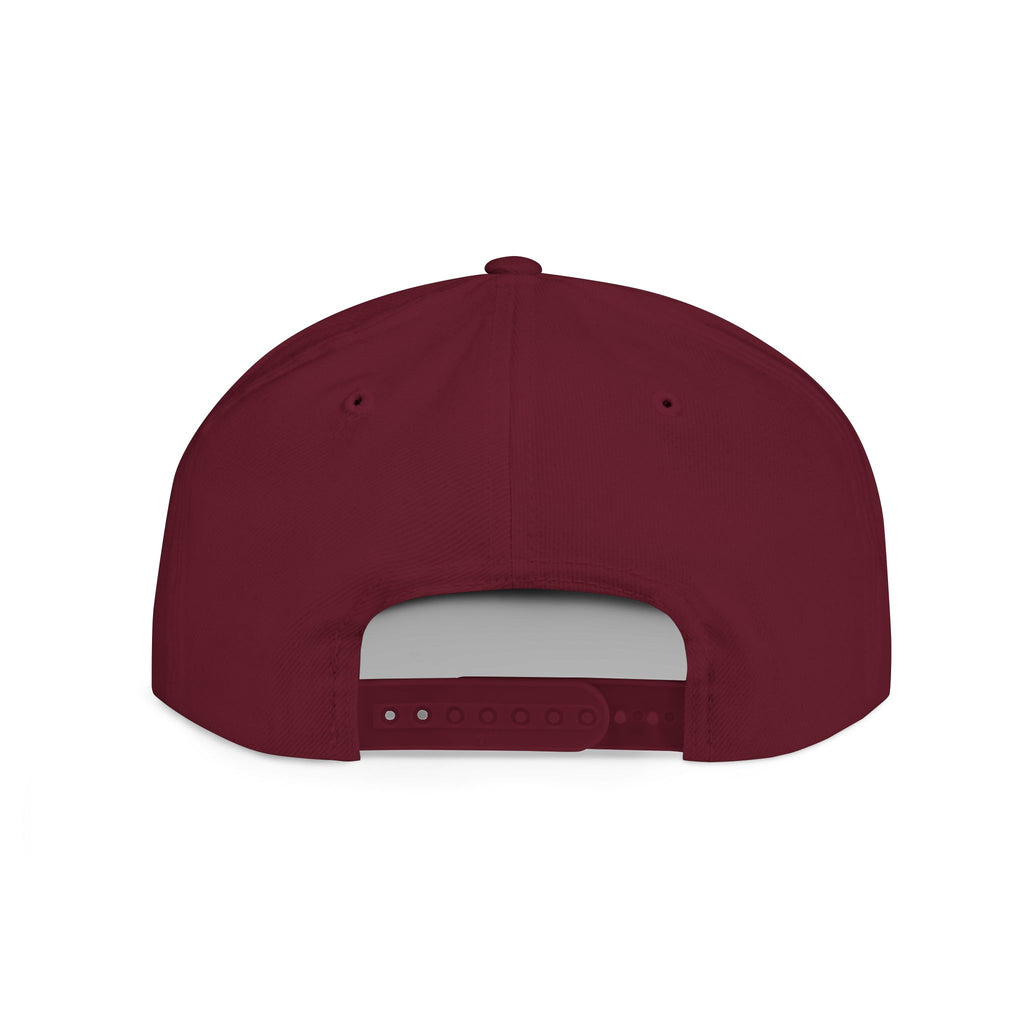 Flat Bill Snapback Hat — "Trade Raised" Logo Cap