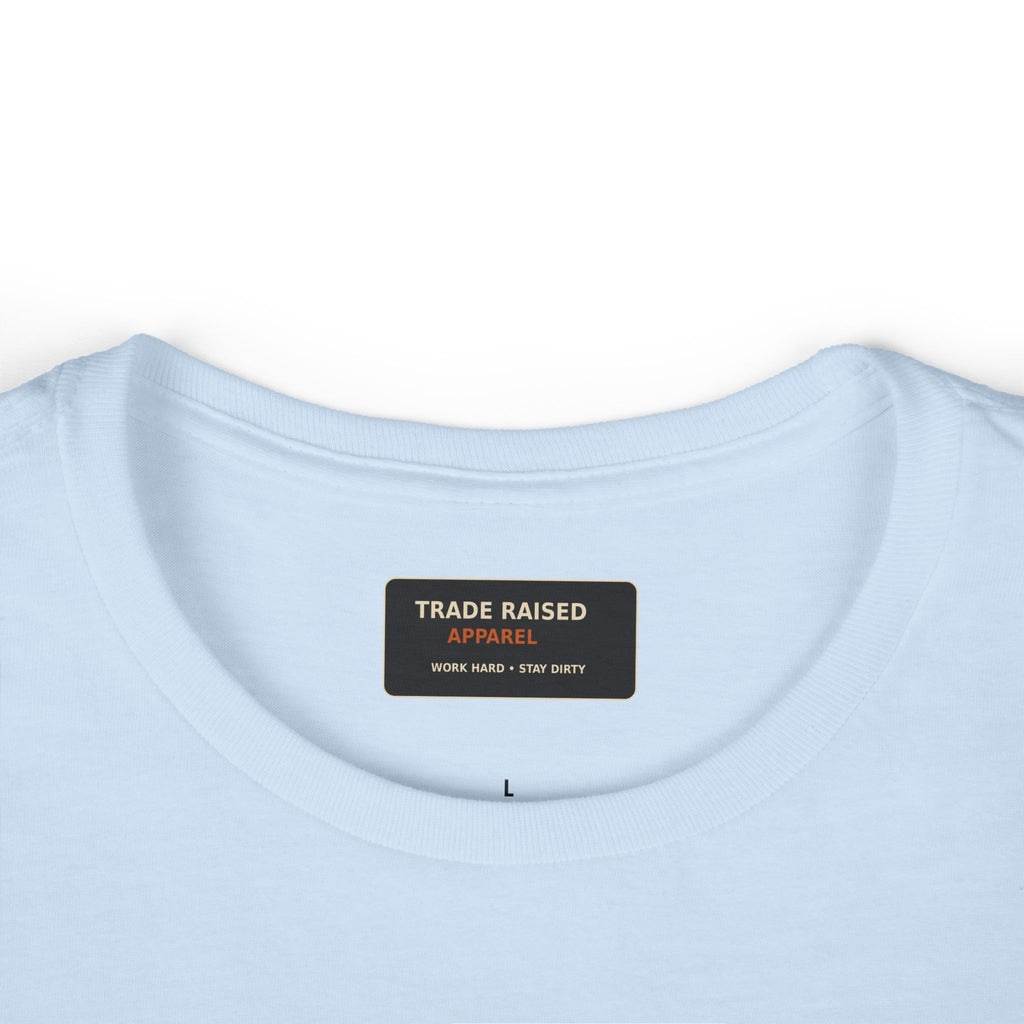 Blue Collar Mom Tee — Rustic Western Women's T‑Shirt ("Blue Collar Mom" Back Design)