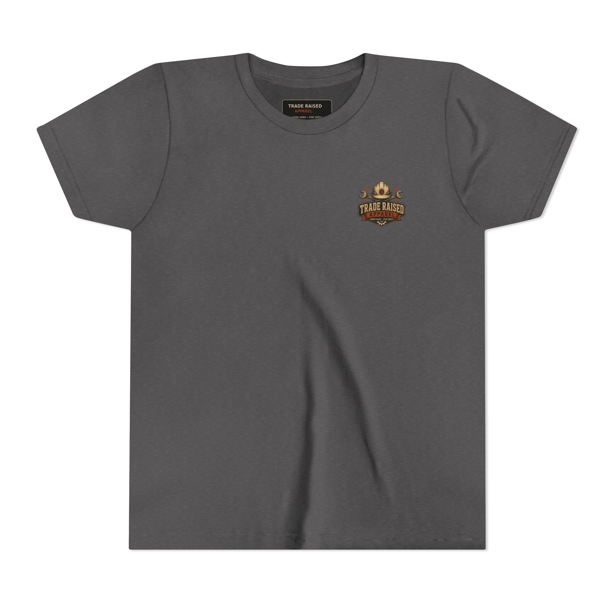 Youth Tee — "Feral & Free" Patriotic Possum Kids' Short Sleeve T-Shirt