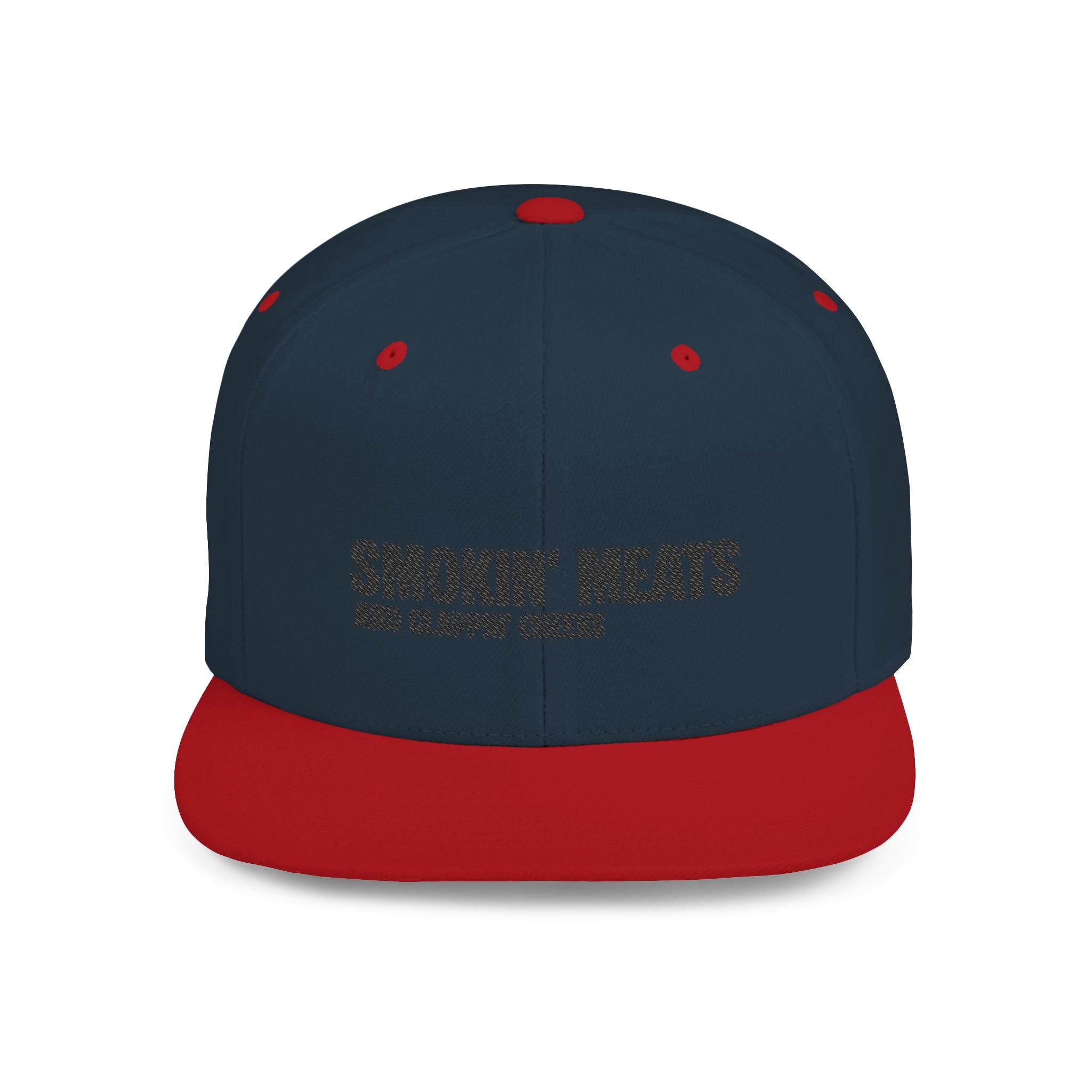 Snapback Hat — "Smokin' Meats and Clappin' Cheeks" BBQ Grill Cap