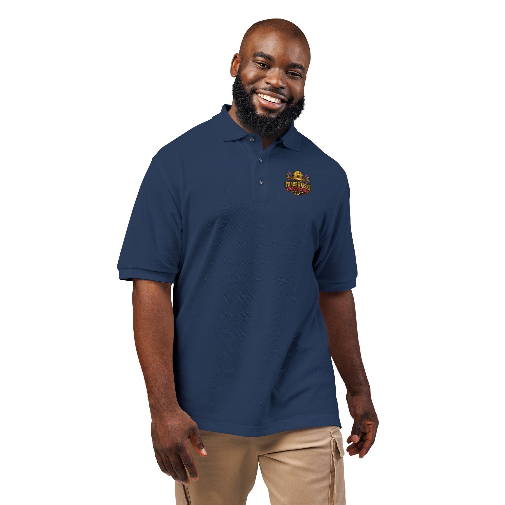 Embroidered Trade Raided Polo Shirt