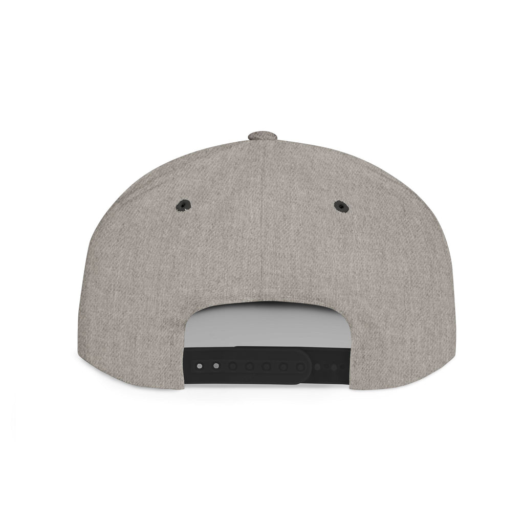 Flat Bill Snapback Hat — "Trade Raised" Logo Cap