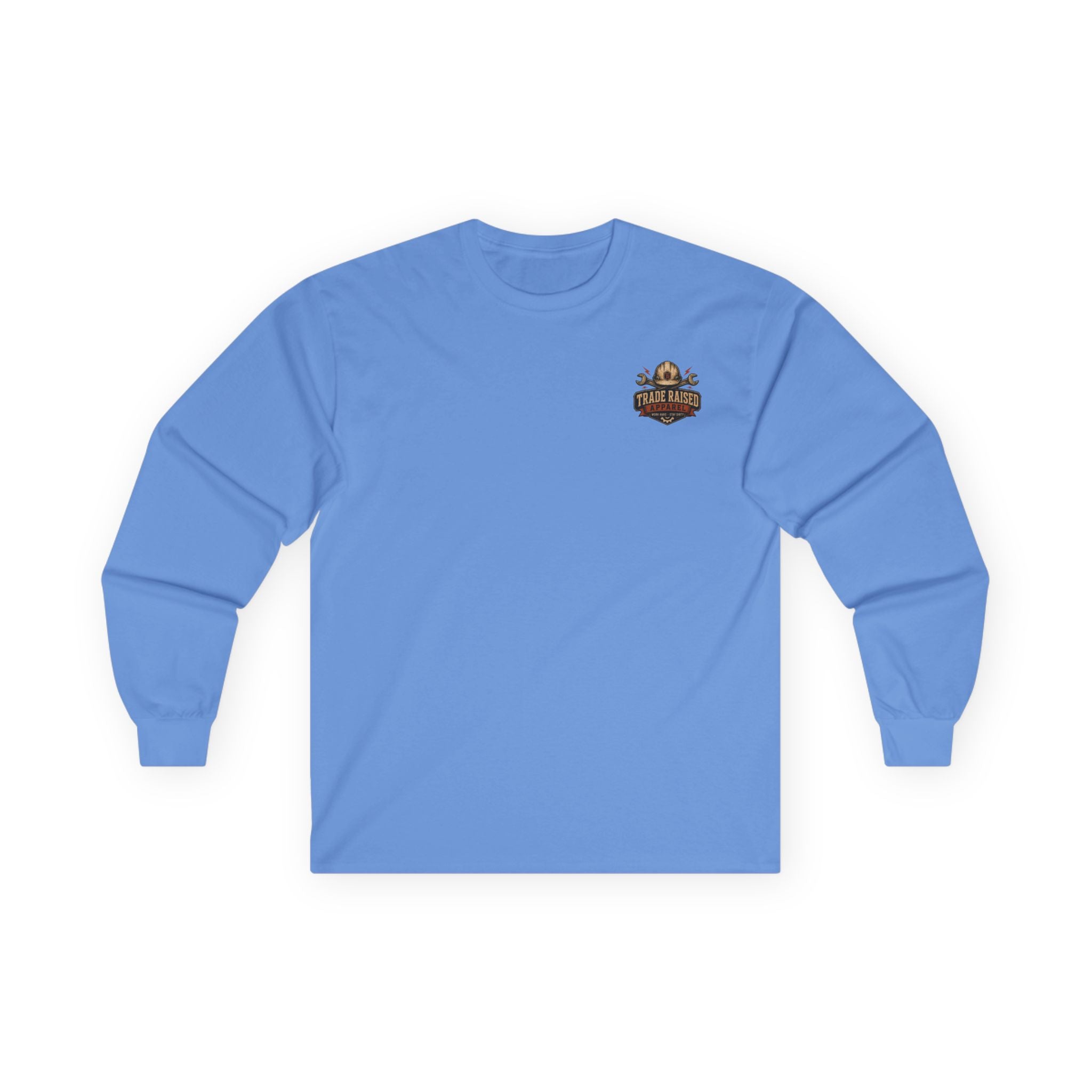 Degenerate Blue Collar Long Sleeve Tee — 'Blue Collar Degenerate' Workwear Shirt