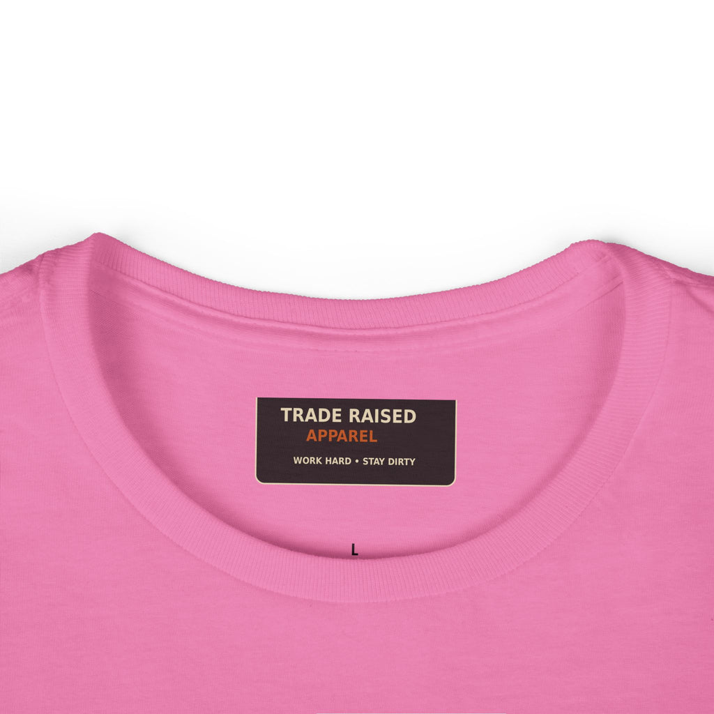 Blue Collar Wife Tee — Leopard Plaque Graphic Women's T‑Shirt