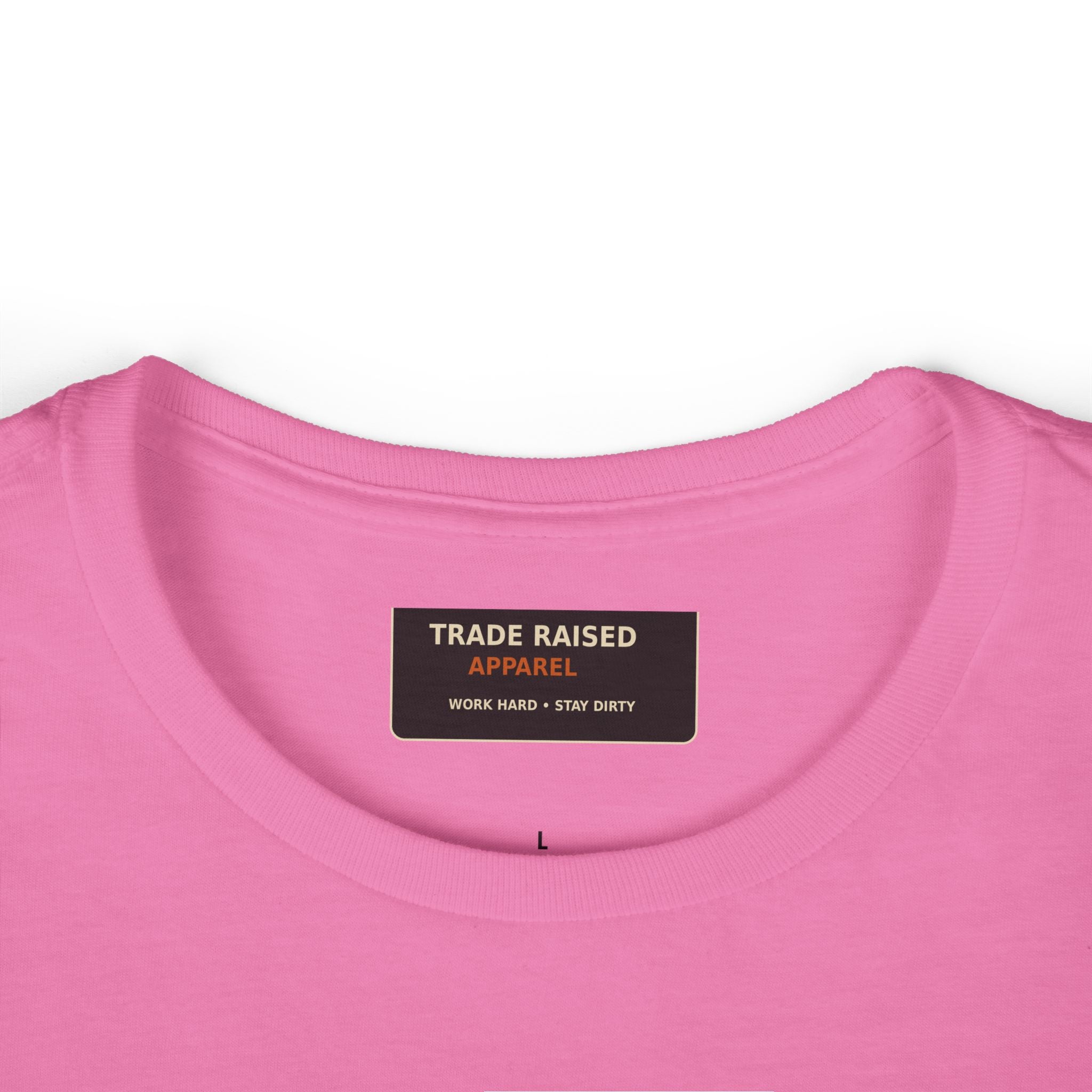 Blue Collar Wife Tee — Leopard Plaque Graphic Women's T‑Shirt