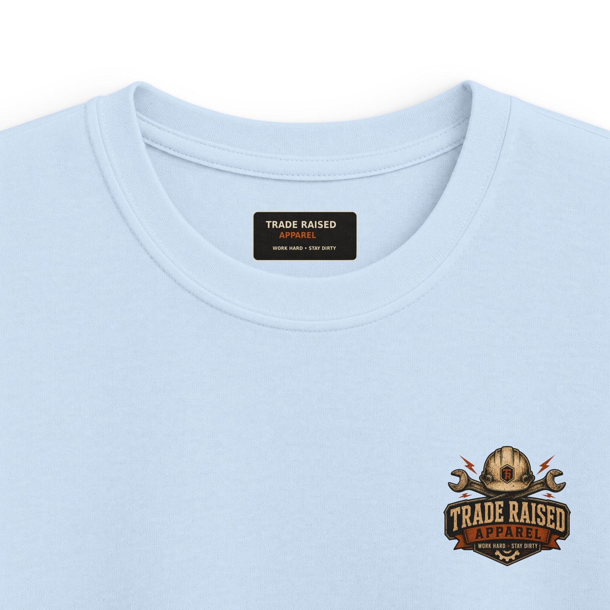 Kids Tee — Tropical Fishing Sunset Graphic (Back) with Small Front Logo
