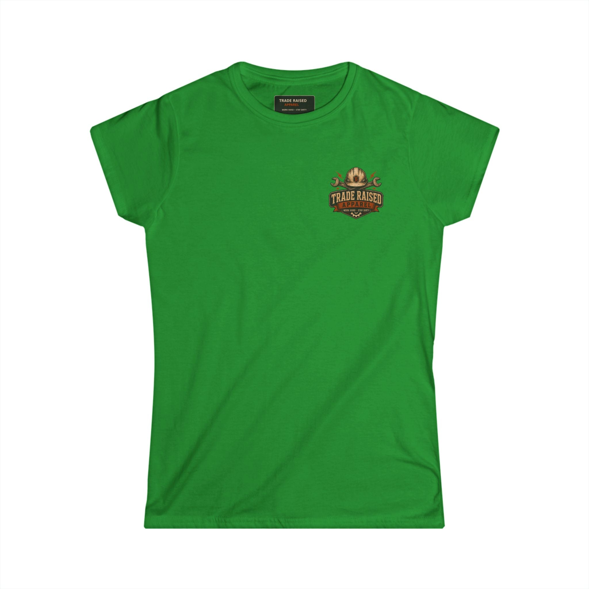 Blue Collar Wife T-Shirt — "Built Tough, Love Hard" Women's Tee