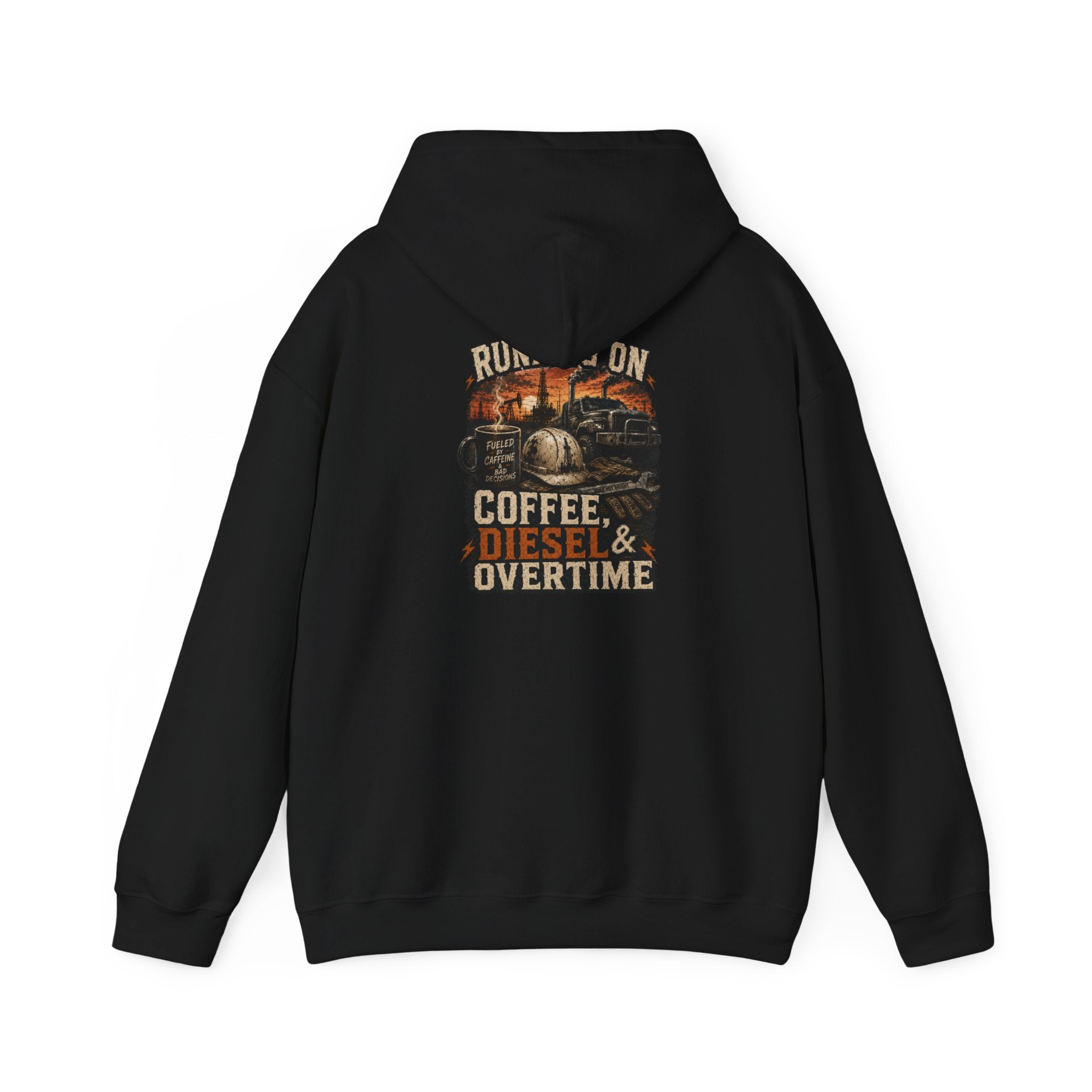Coffee Diesel Overtime Hoodie