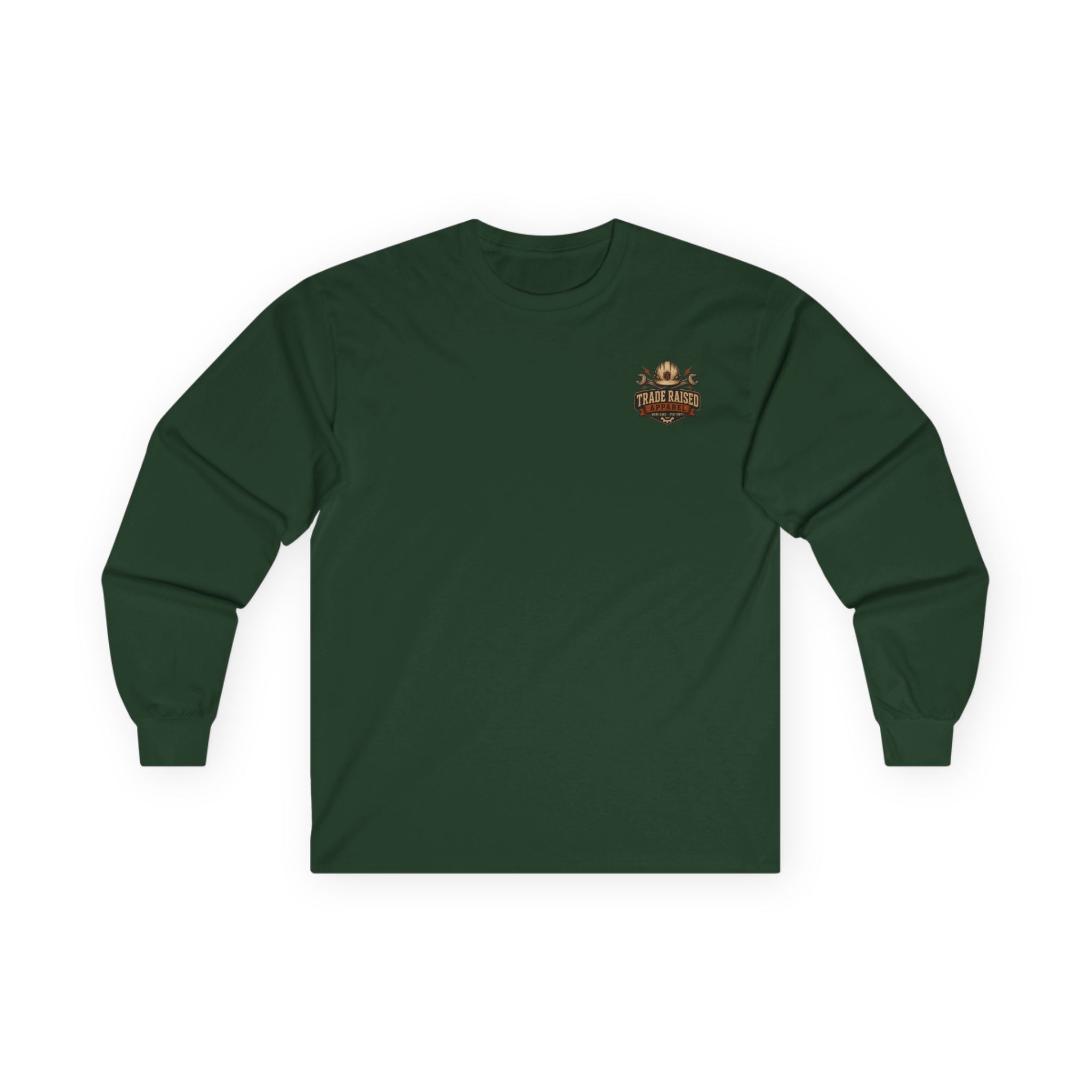 Dirt Hustle Long Sleeve Tee — No Days Off Construction Work Shirt