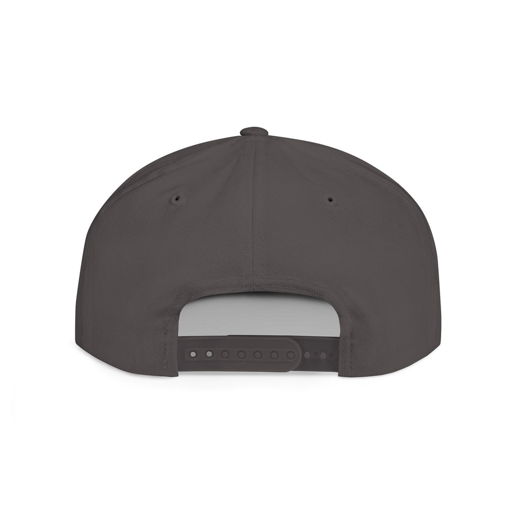 Flat Bill Snapback Hat — "Trade Raised" Logo Cap