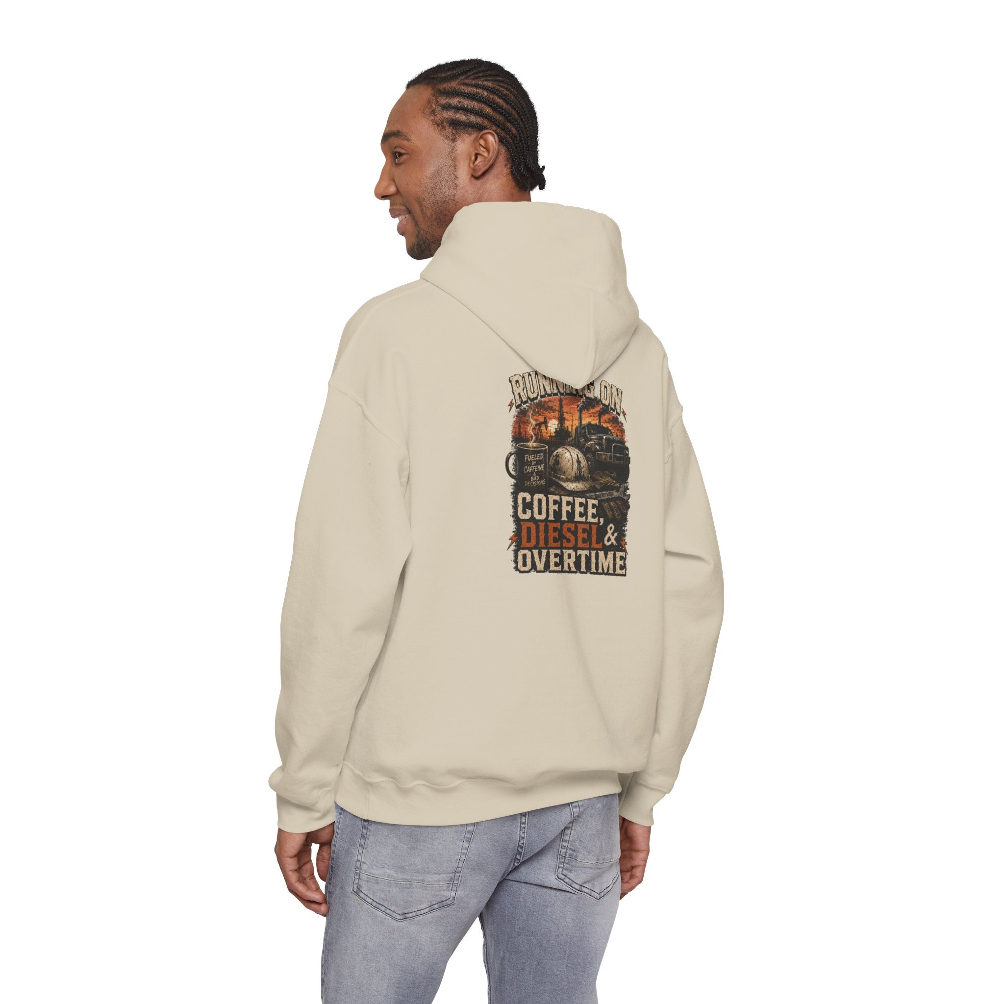 Coffee Diesel Overtime Hoodie