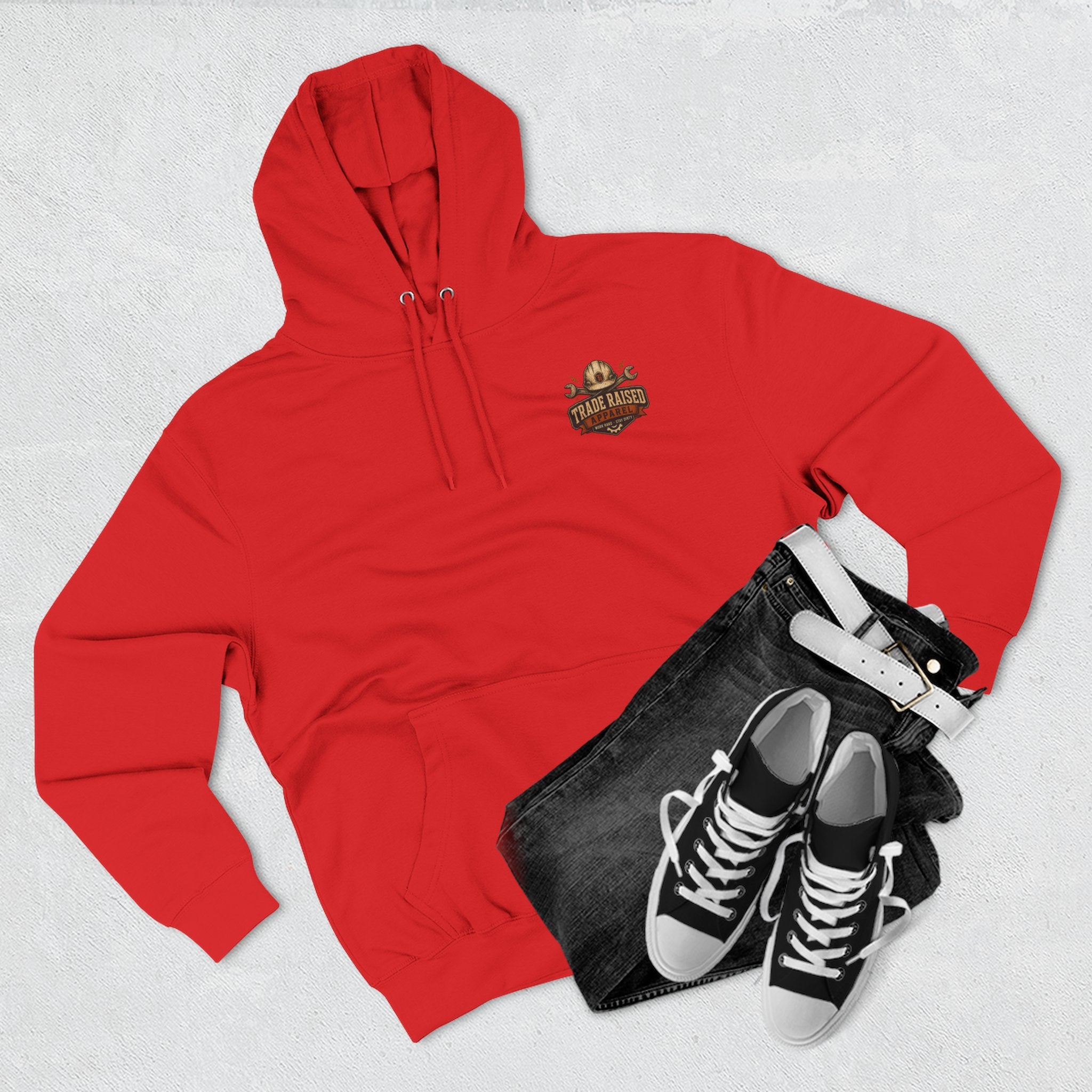 Blue Collar Dollar Skull Hoodie – "Livin' On That Blue Collar Dollar" Fleece Pullover