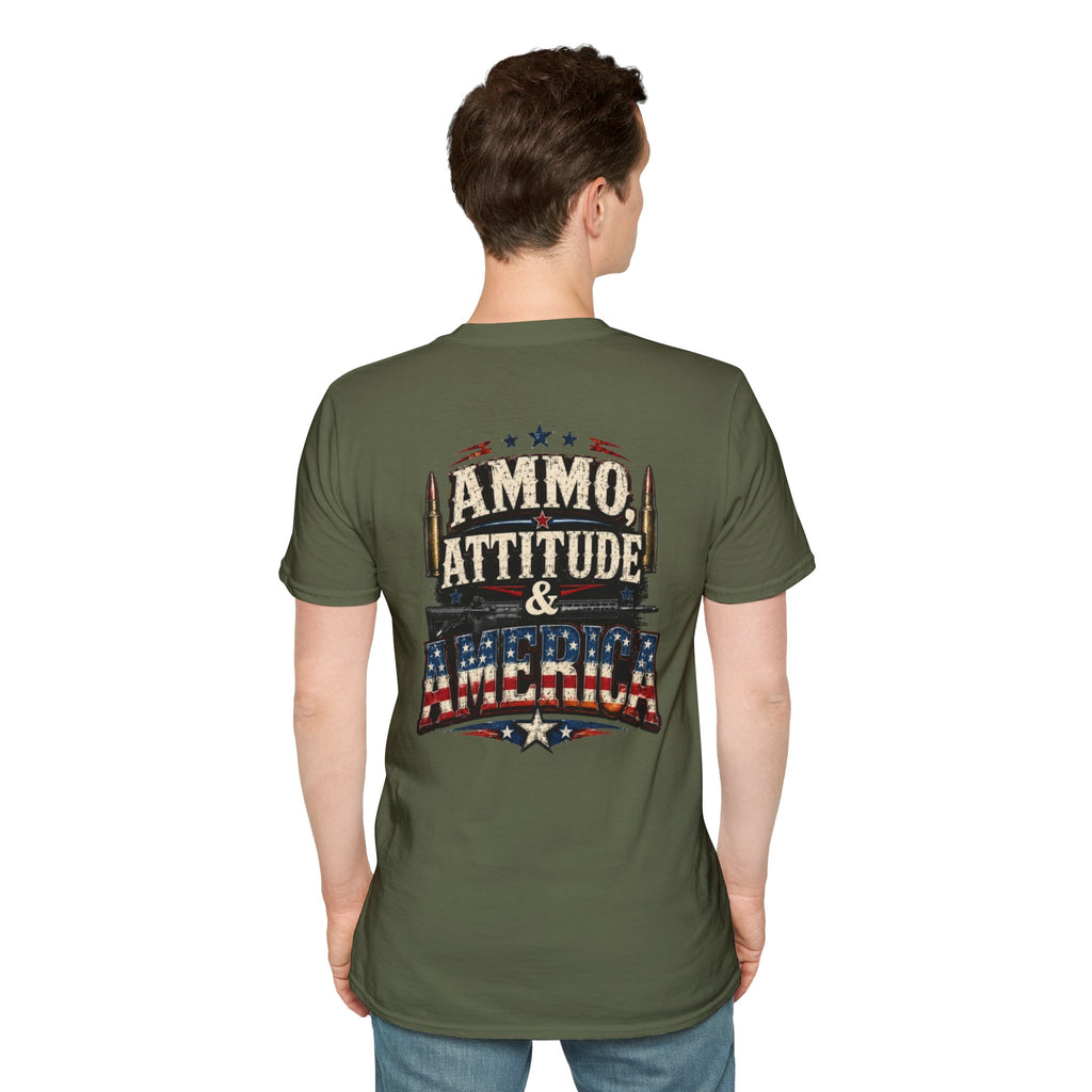 T-Shirt — Ammo, attitude and America