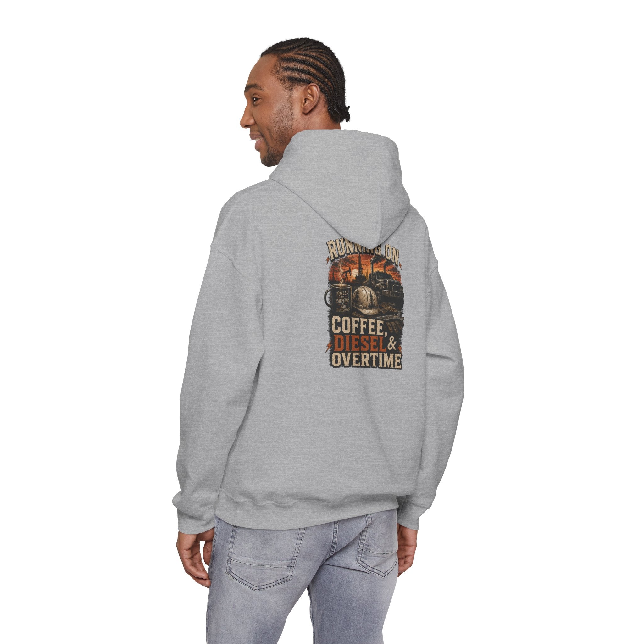 Coffee Diesel Overtime Hoodie