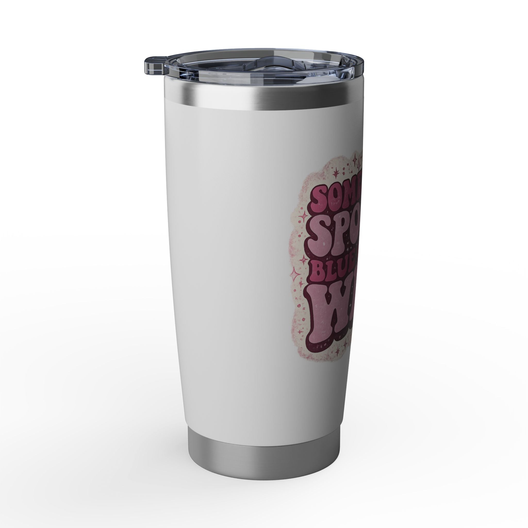 Tumbler — "Somebody’s Spoiled Blue Collar Wife" 20oz Stainless Travel Mug