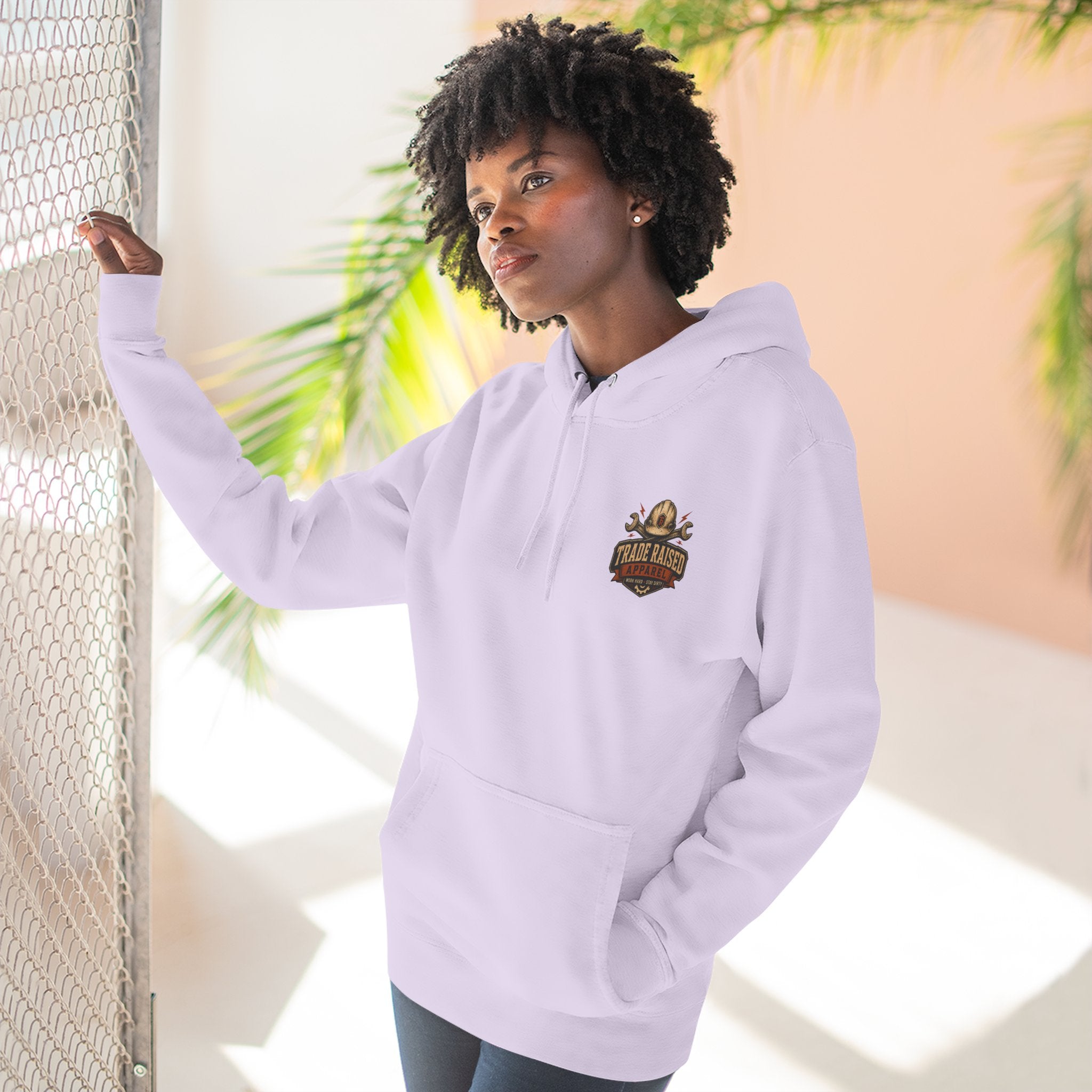 Blue Collar Degenerate Hoodie – 'Degenerate' Workwear Fleece Pullover