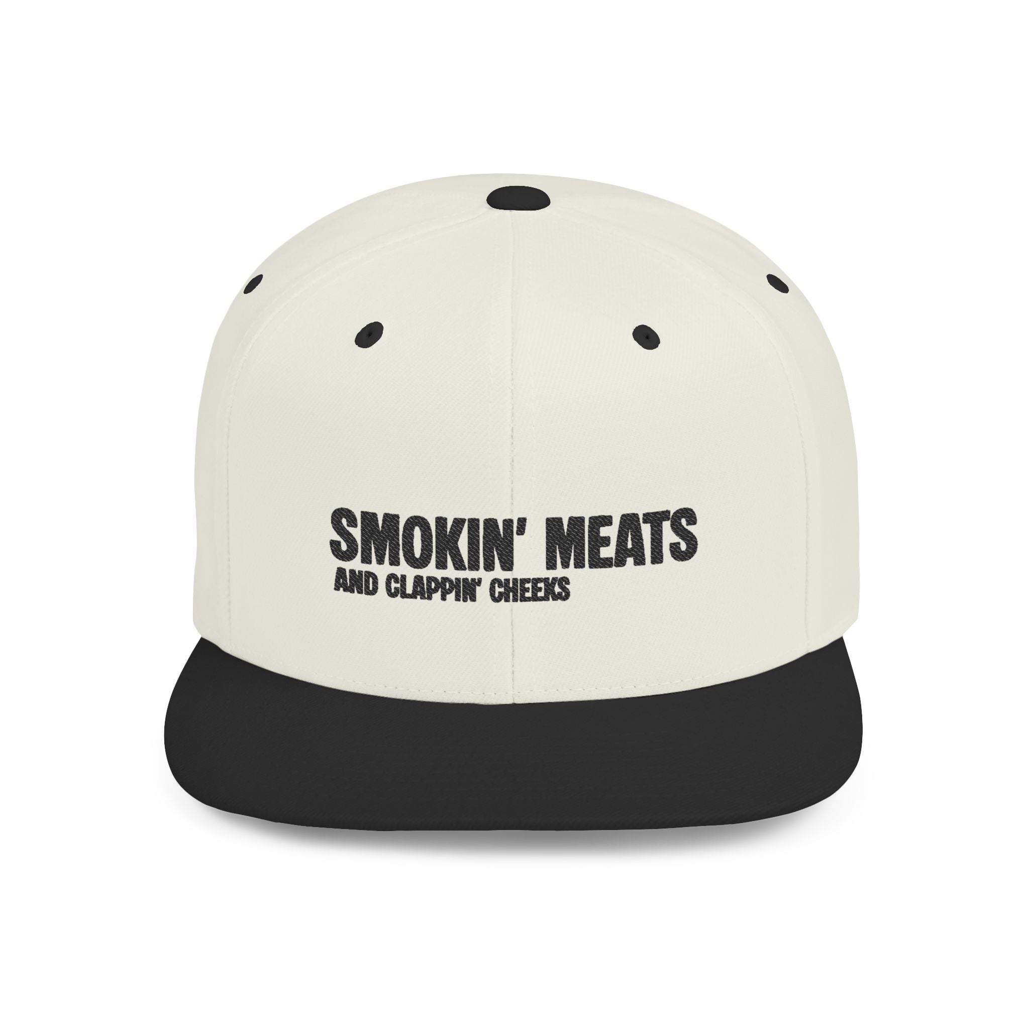 Snapback Hat — "Smokin' Meats and Clappin' Cheeks" BBQ Grill Cap
