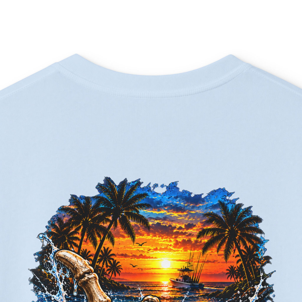 Kids T-Shirt — "Salt Water Heals Everything" Tropical Sunset Beach Tee