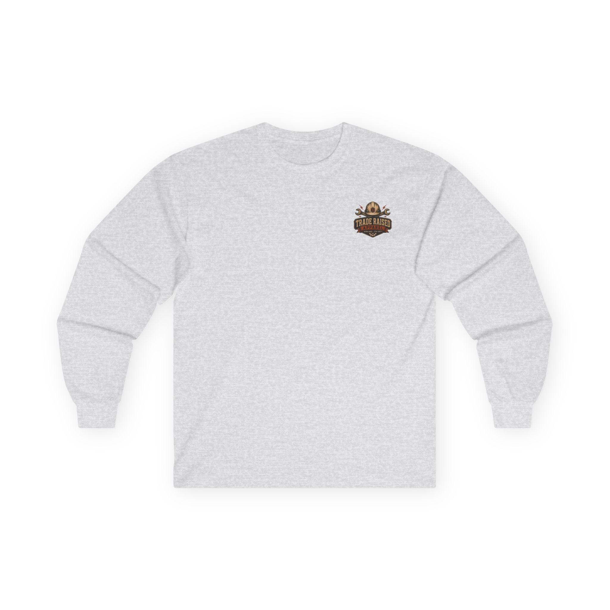 Dirt Hustle Long Sleeve Tee — No Days Off Construction Work Shirt