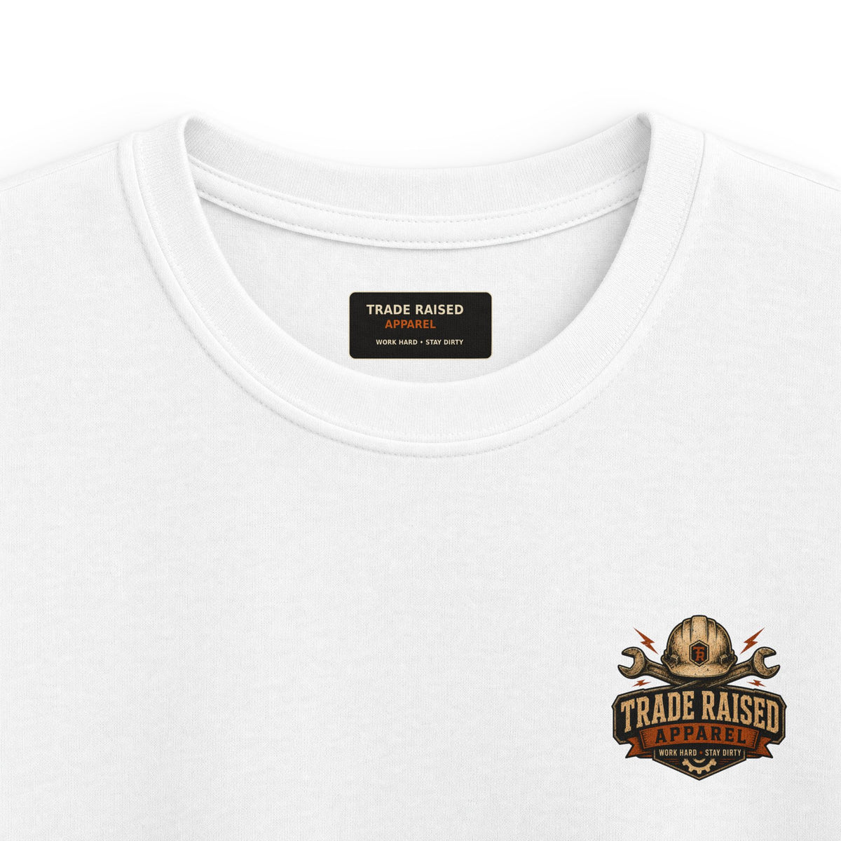Kids Tee — Tropical Fishing Sunset Graphic (Back) with Small Front Logo