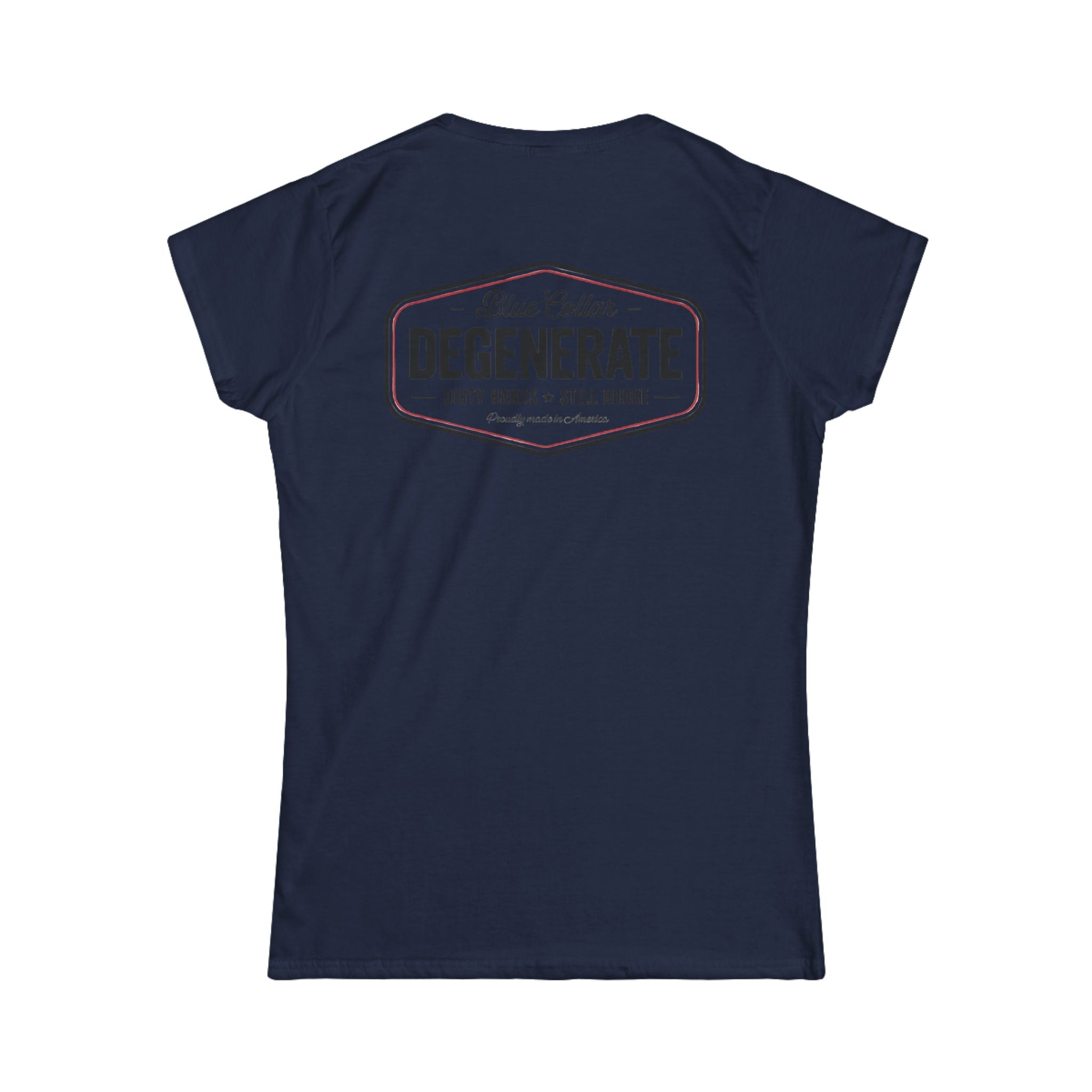 Women's Tee — 'Blue Collar Degenerate' Vintage Workwear Graphic