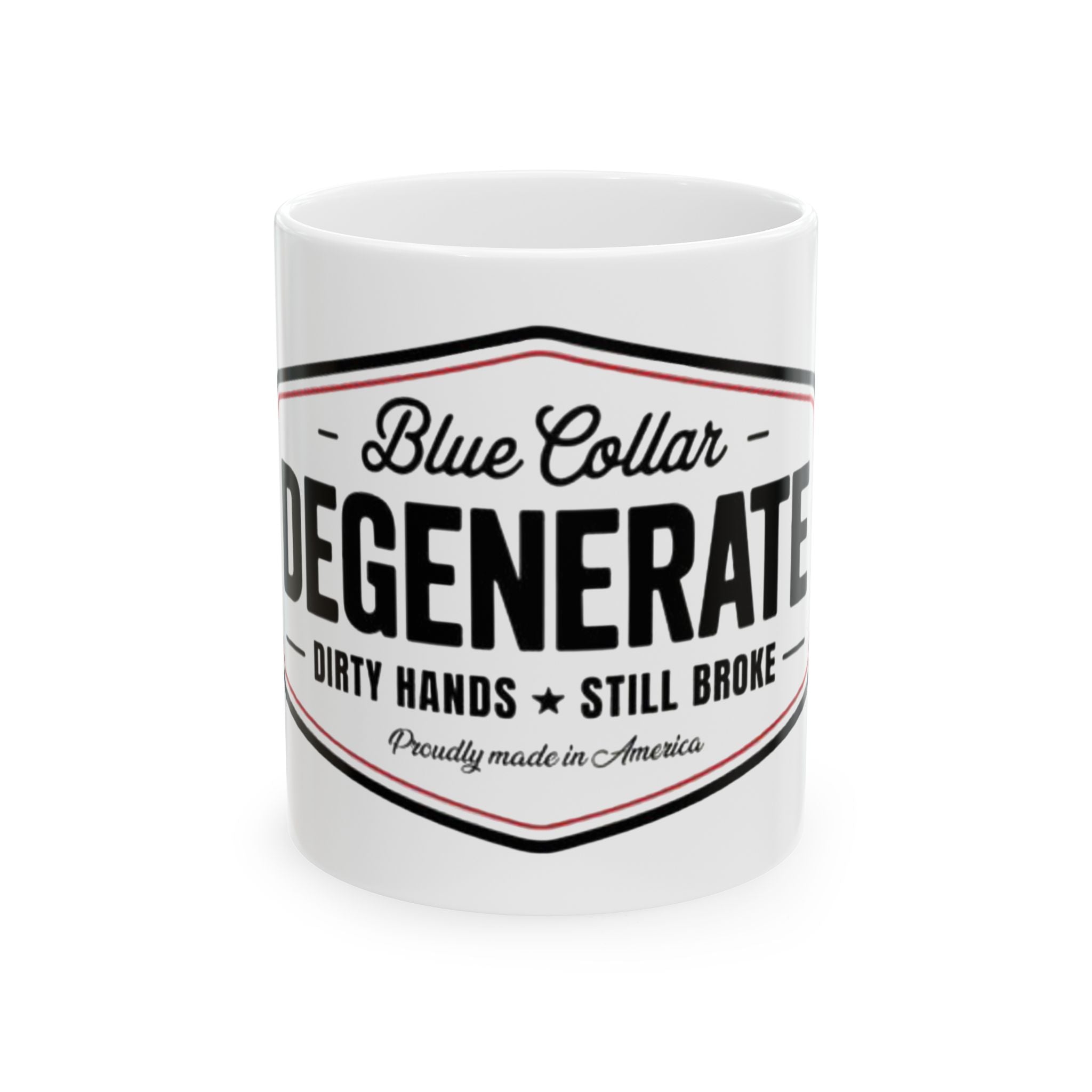 Blue Collar Degenerate Mug — (11oz/15oz)